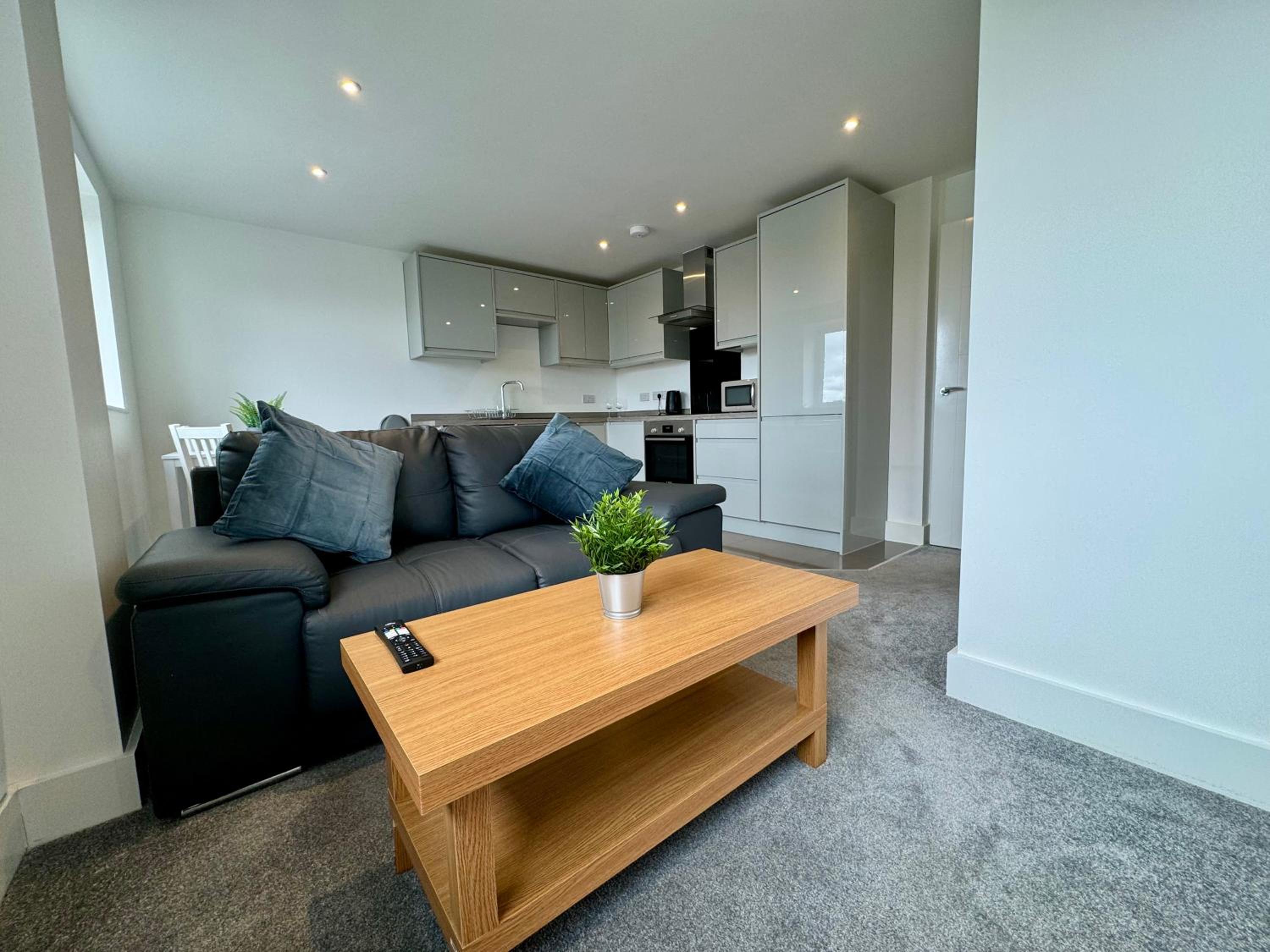 Deluxe One-Bedroom Apartment with City View