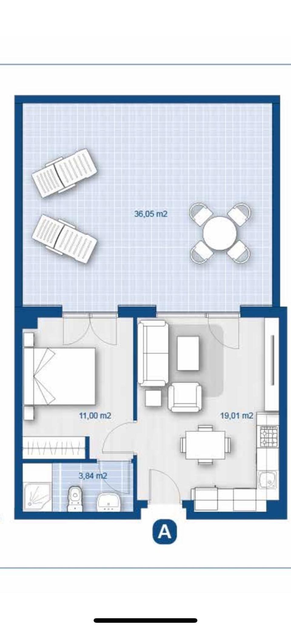 One-Bedroom Apartment photo 2