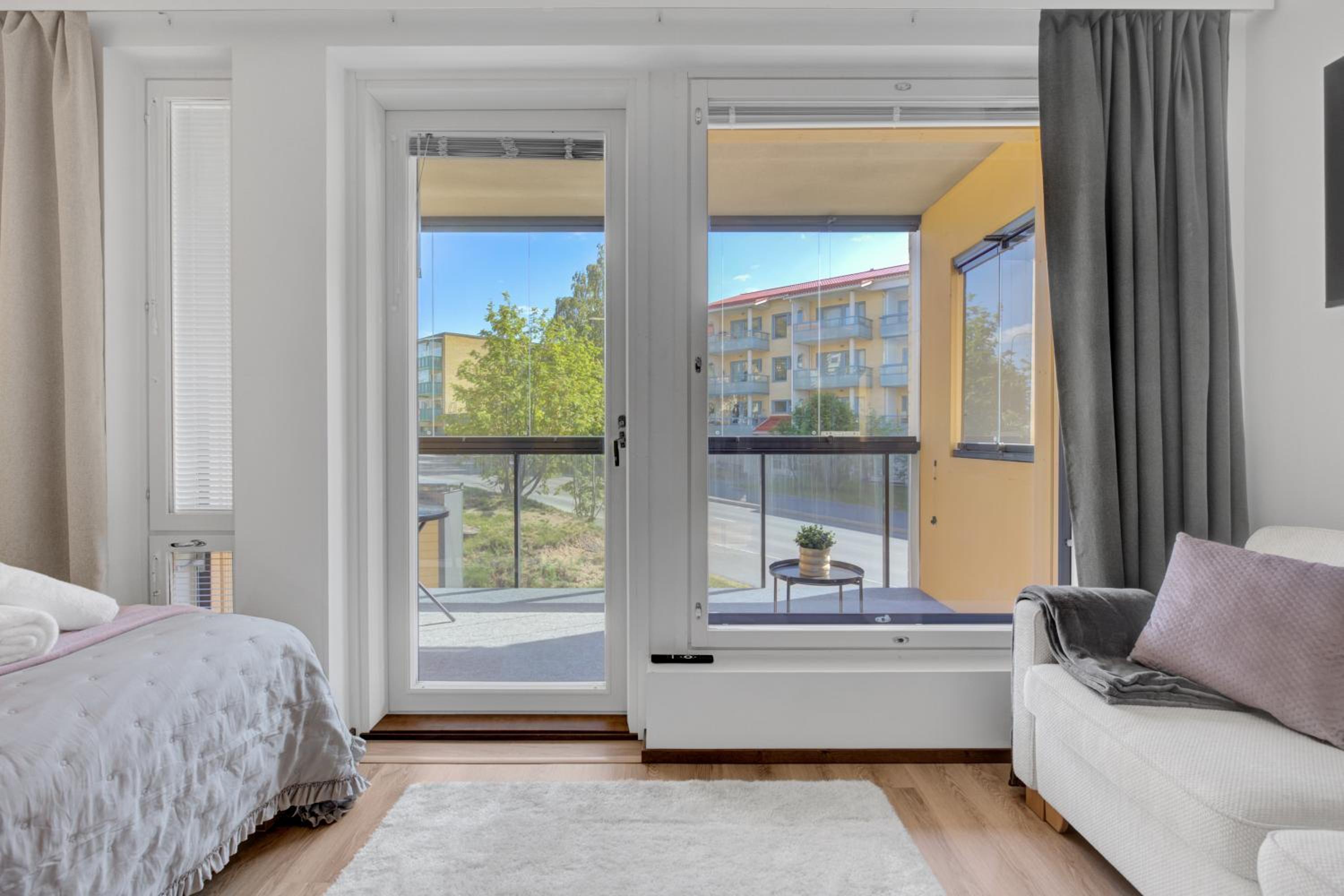 Studio with Balcony