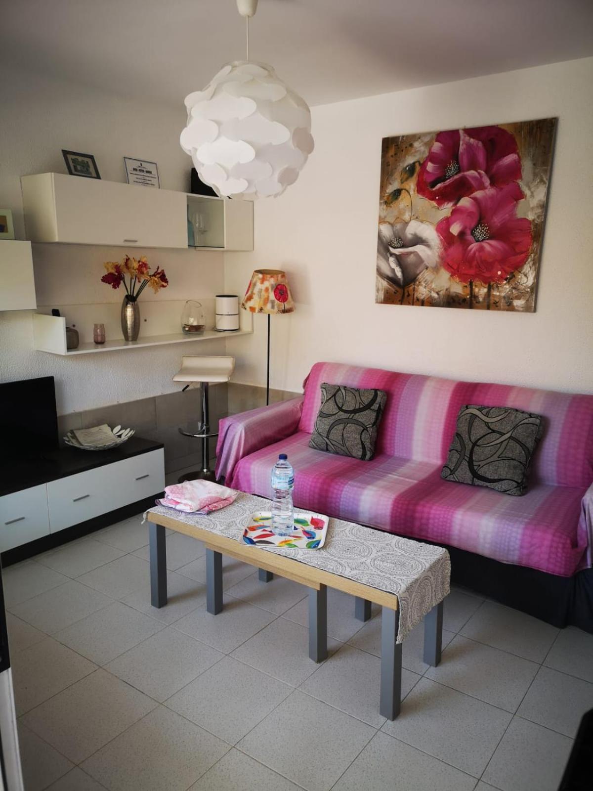 Apartamento con vista al jardín