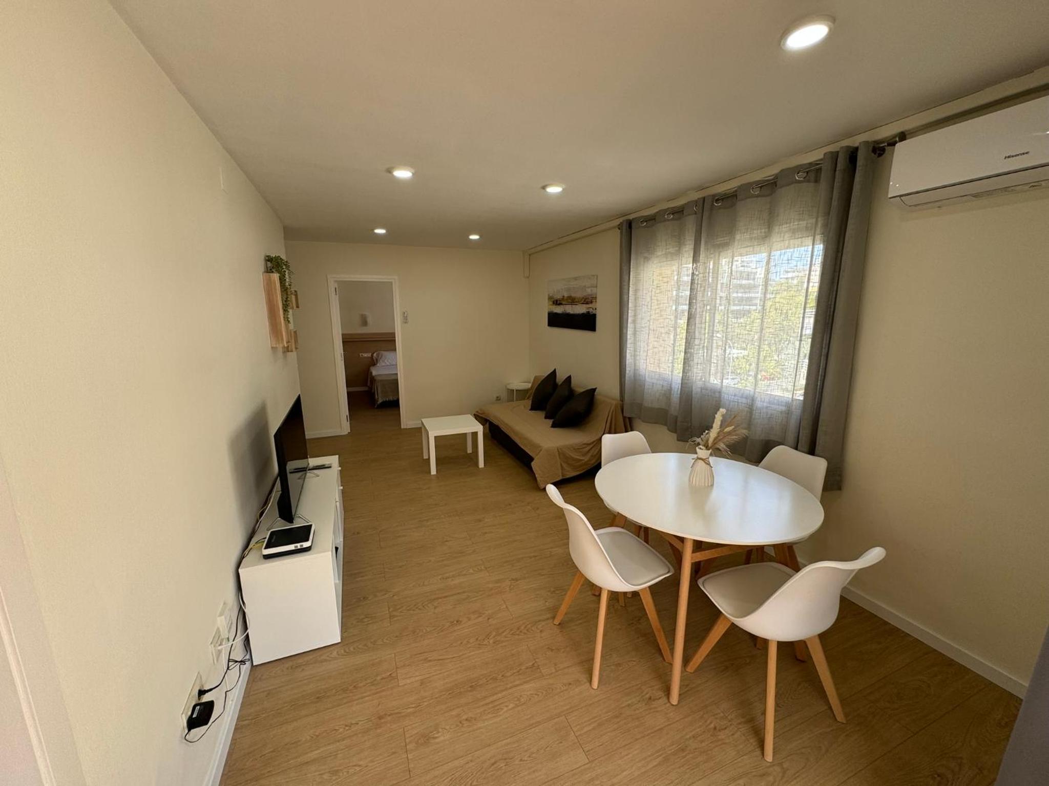 Apartamento de una habitación con terraza