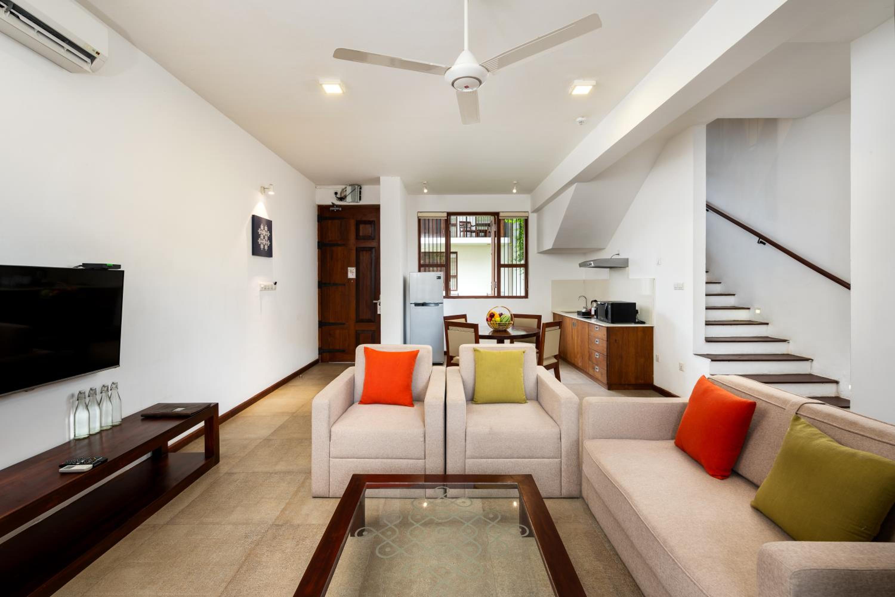 Two-Bedroom Luxury Suite with Jacuzzi, Kitchenette, Balcony & Terrace