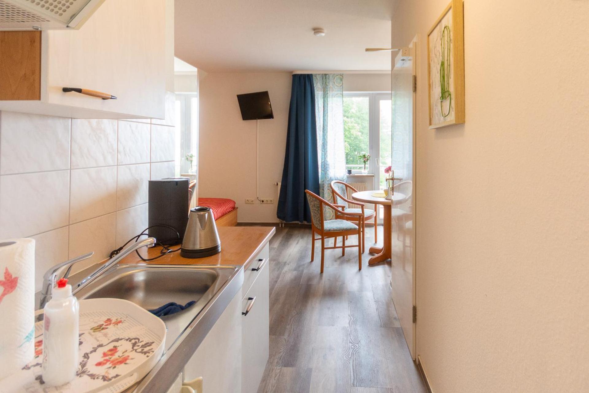 Apartment with Balcony and Lake View photo 2