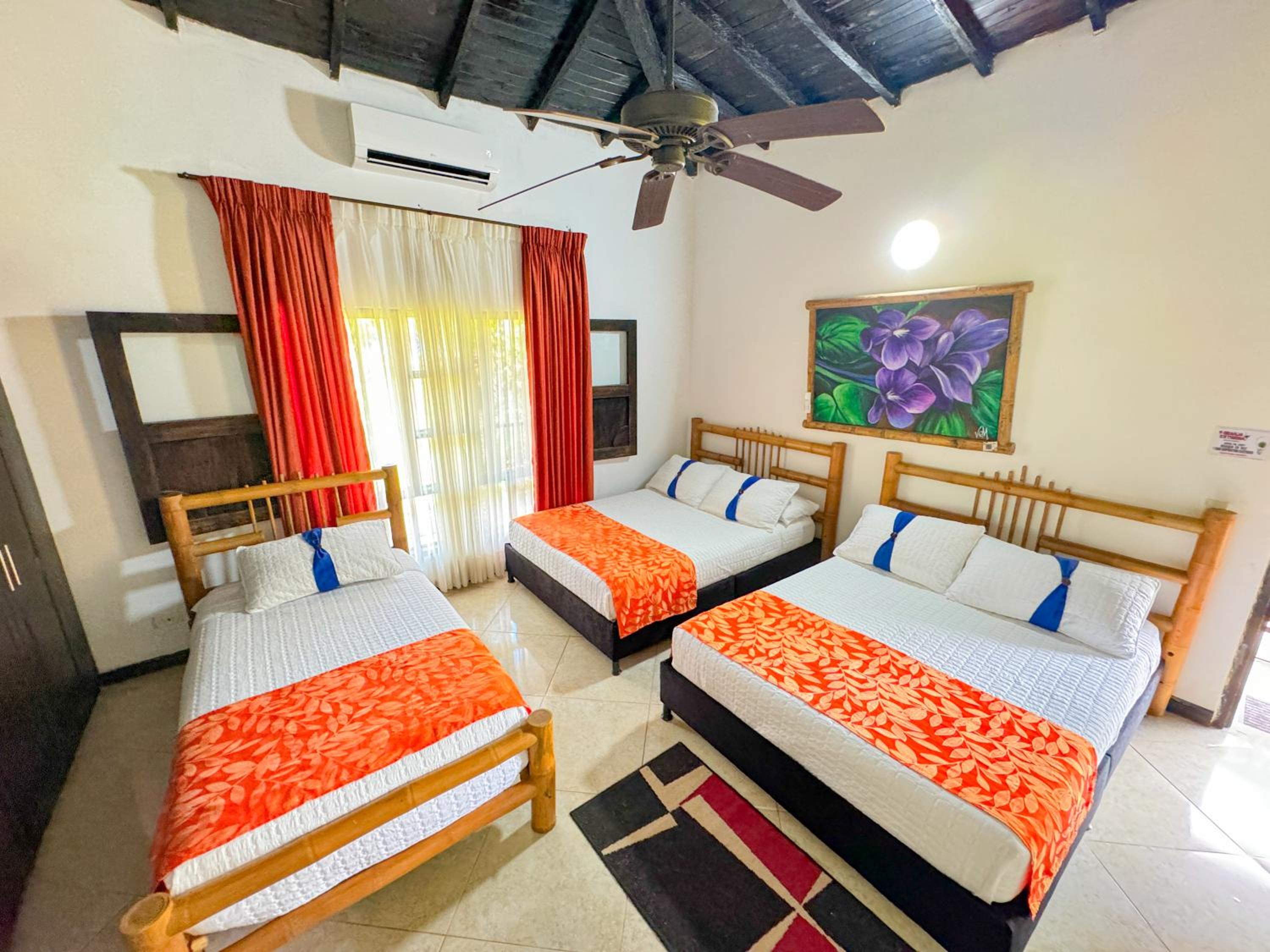 Quadruple Room with Garden View