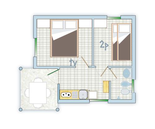 Two-Bedroom Bungalow (4 Adults)