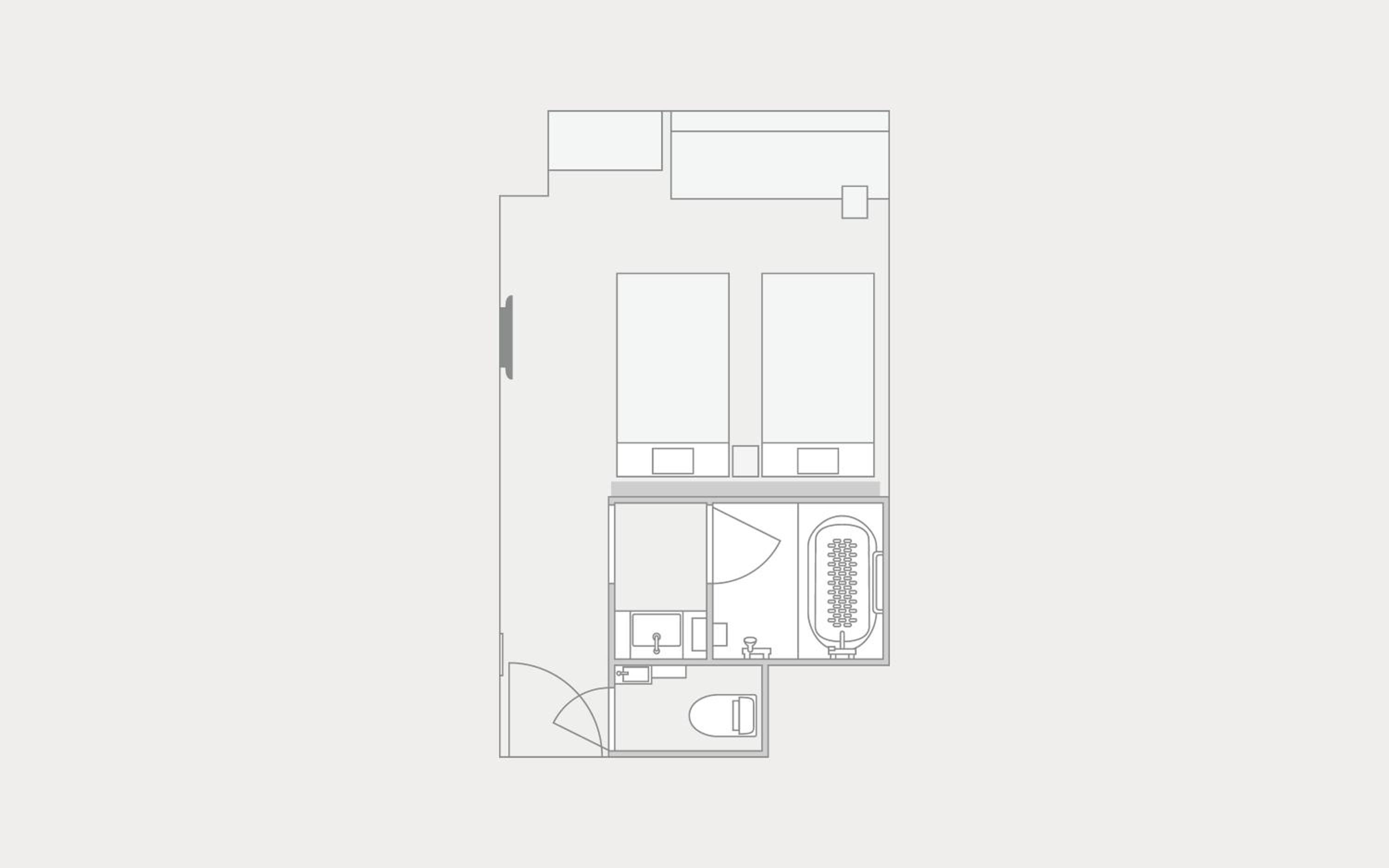 High Floor Superior Twin with Sofa Bed - Photo 5