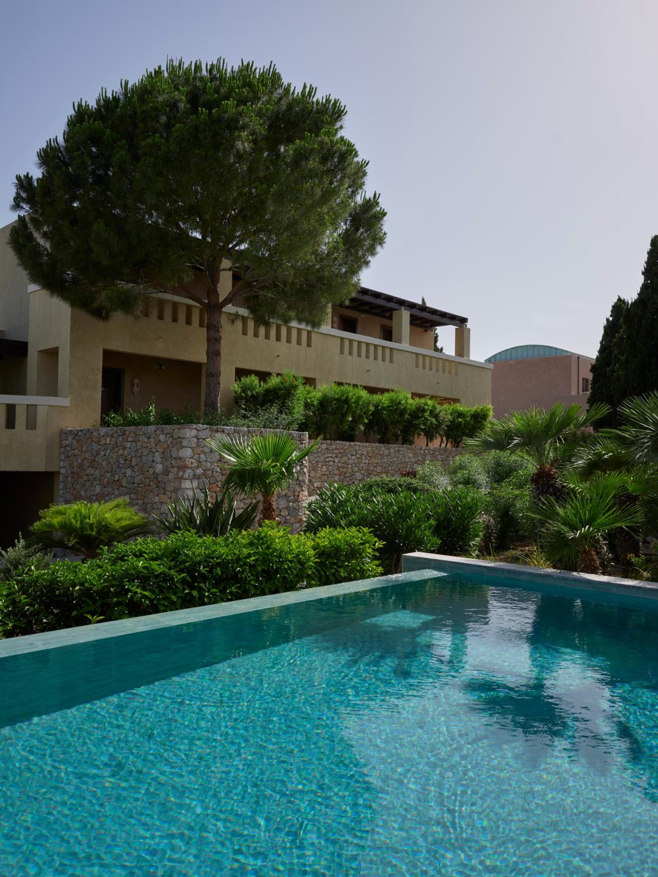 Twin/Double Room with Plunge Private Pool Inland View