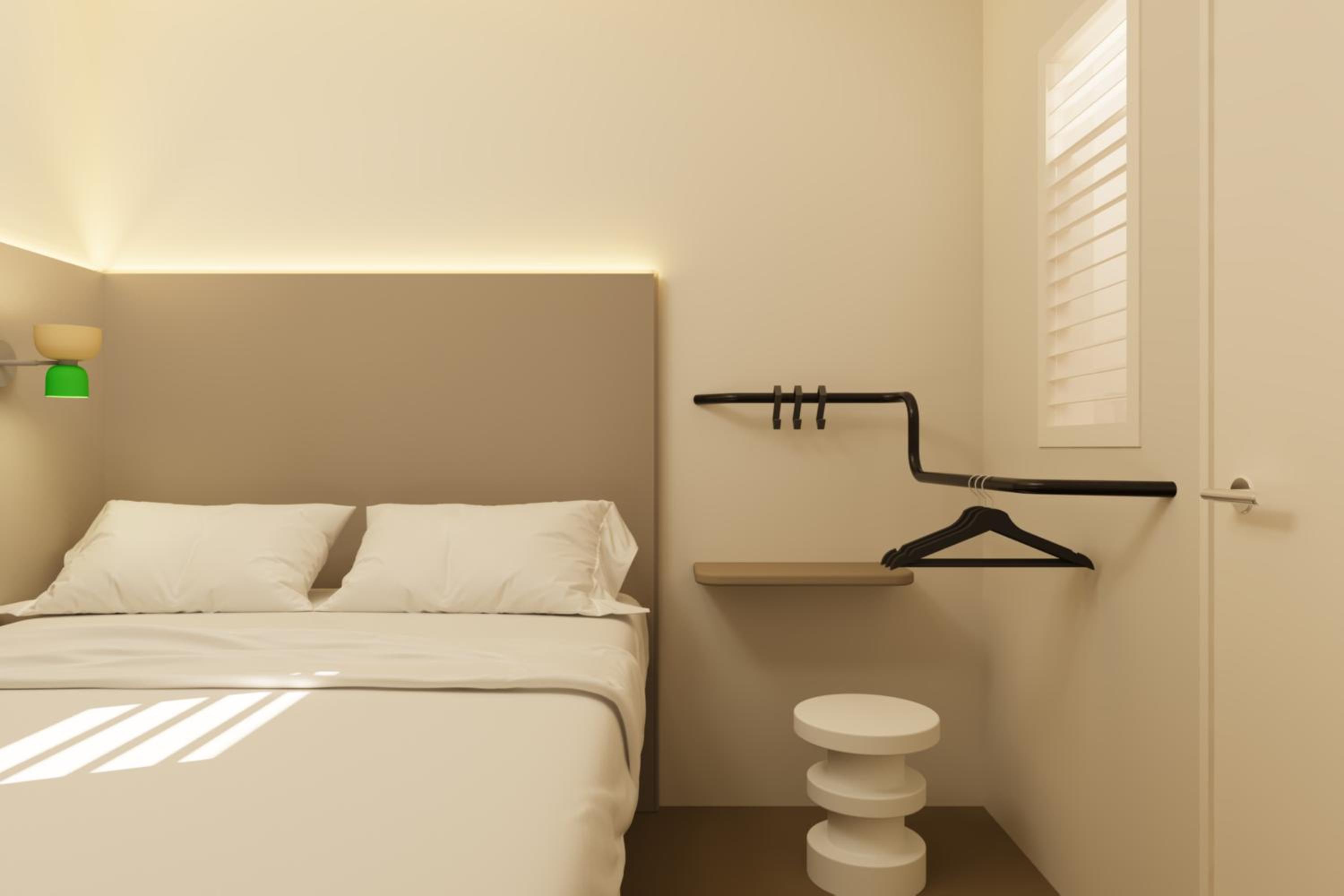 Movie Hub with shared bathroom