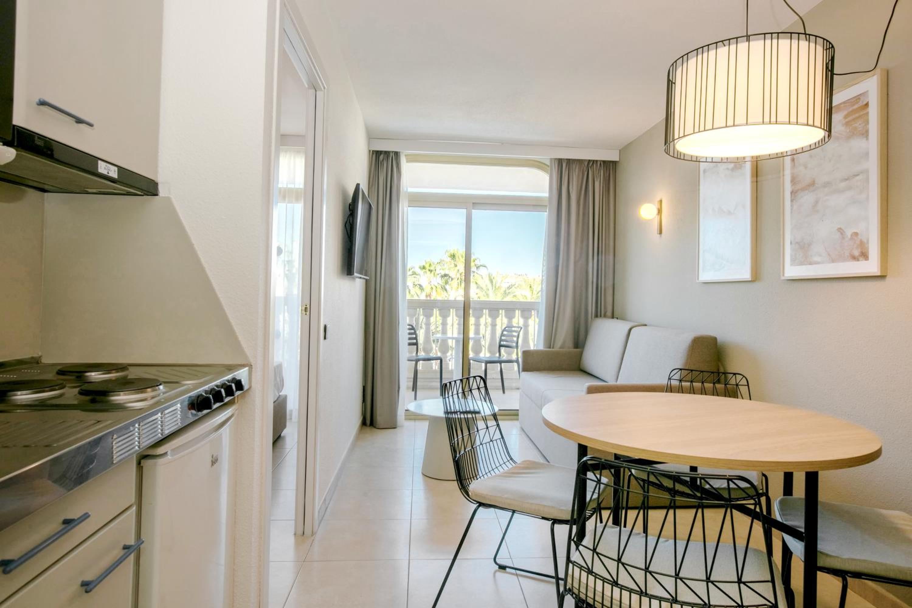 Enjoy a cozy meal in your stylish kitchen space!