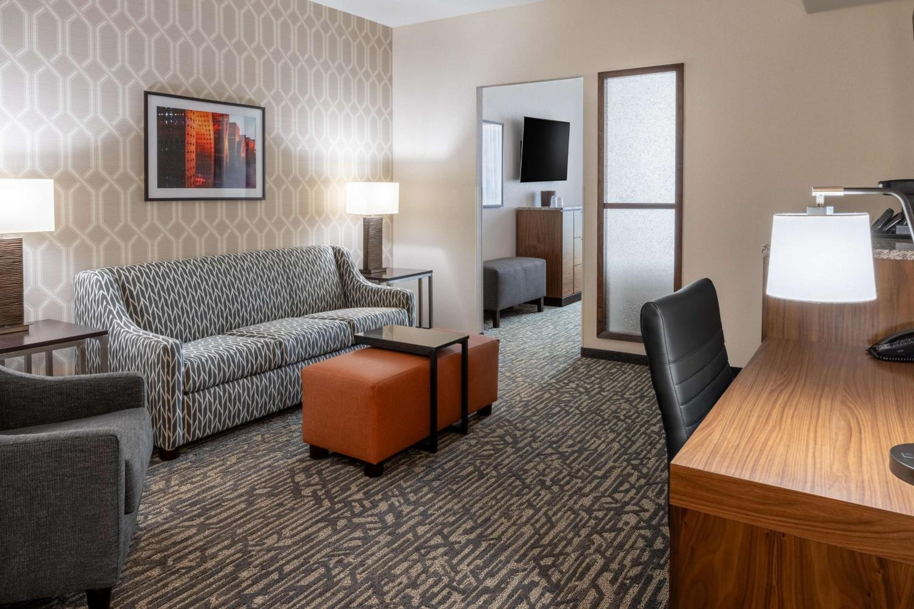 Queen Suite with Sofa Bed - View of Stadium