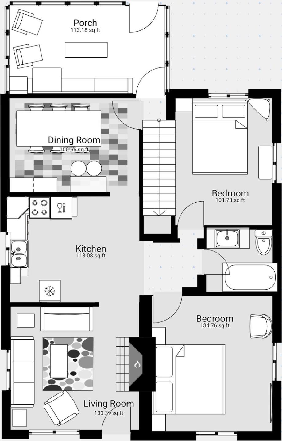 Two-Bedroom House photo 2