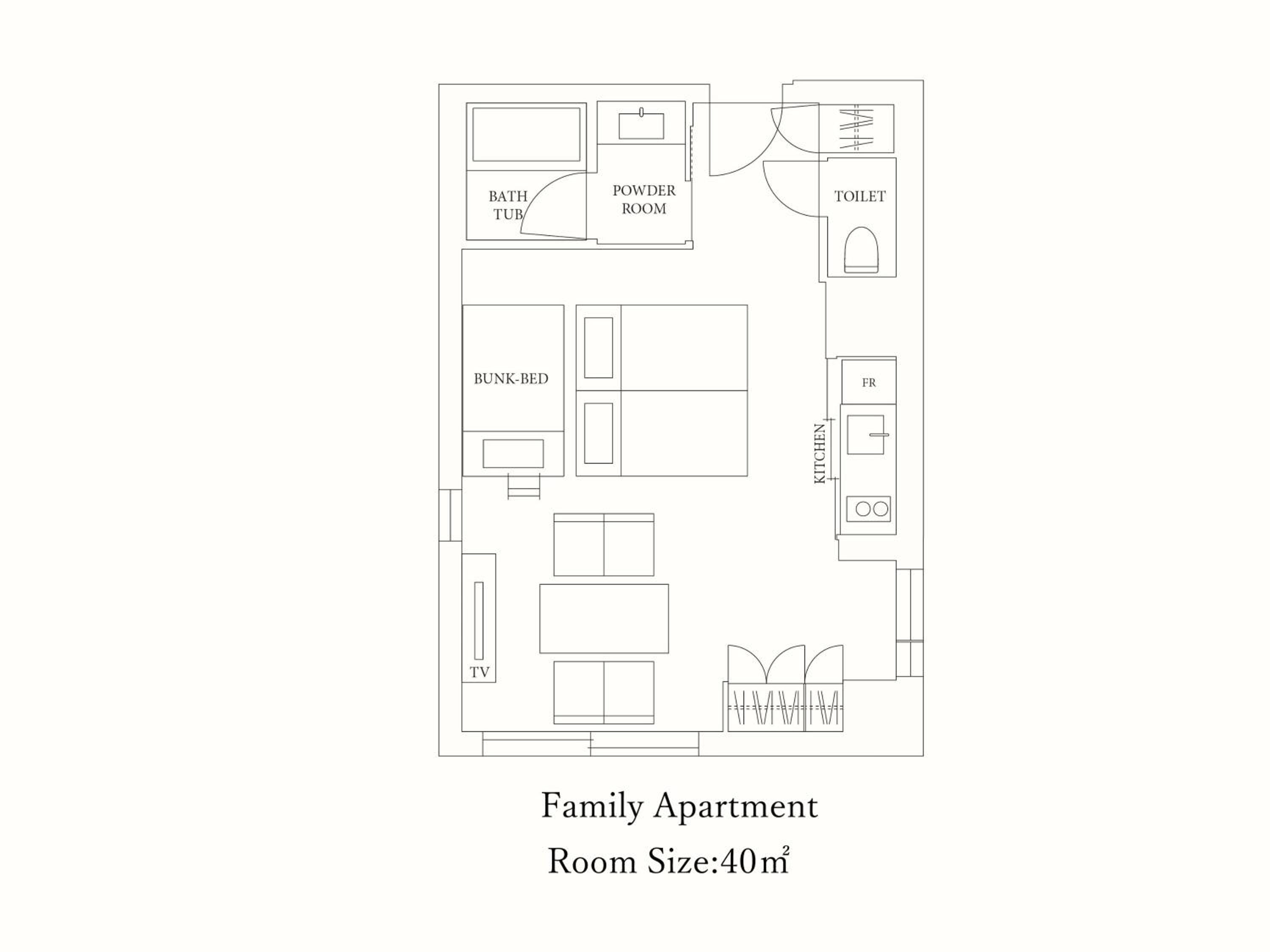 【For 2 adults only 】Family Apartment  photo 2