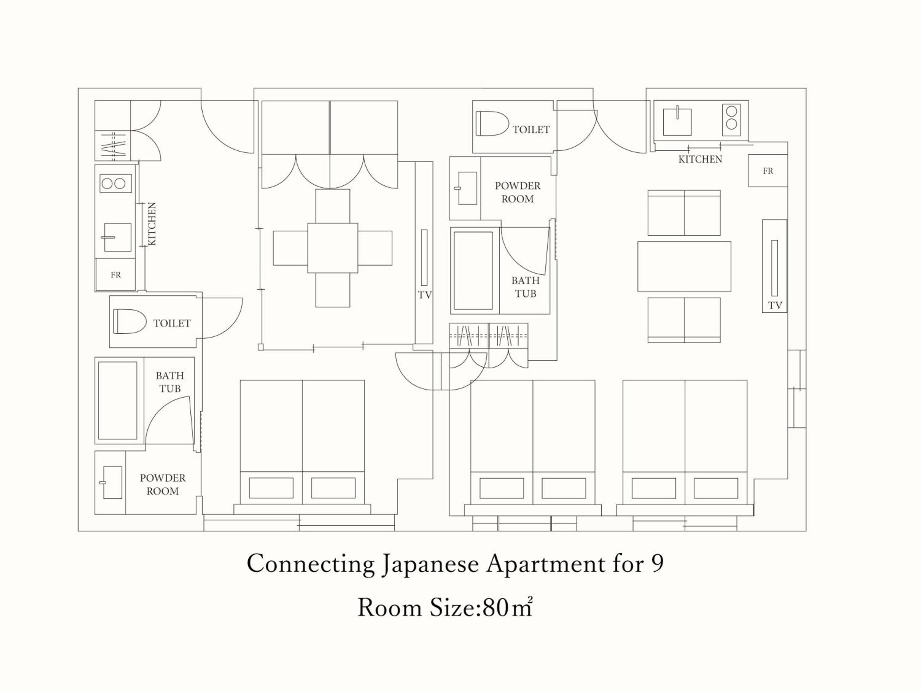 Connecting Japanese Apartments For 9