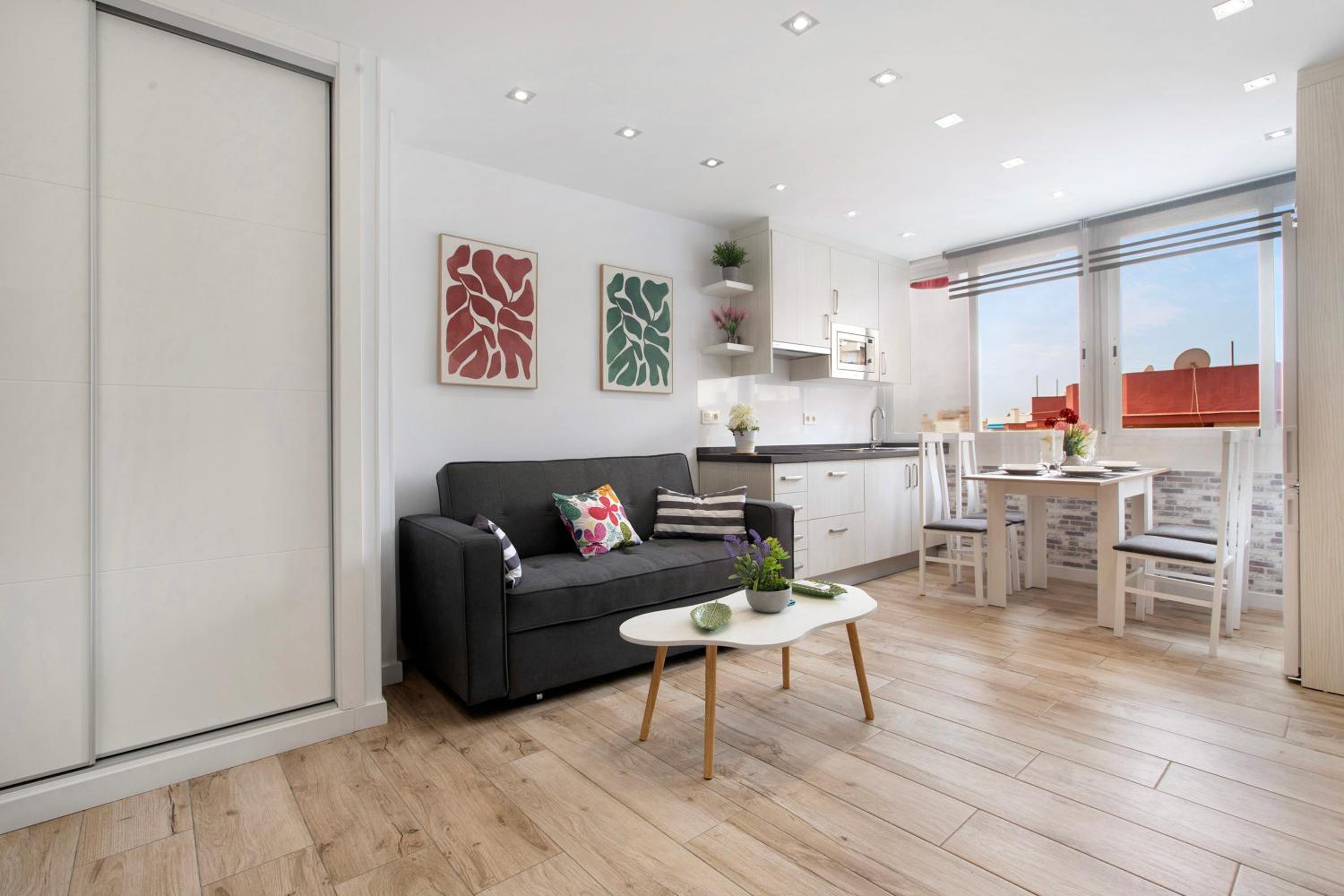 Apartamento de una habitación superior