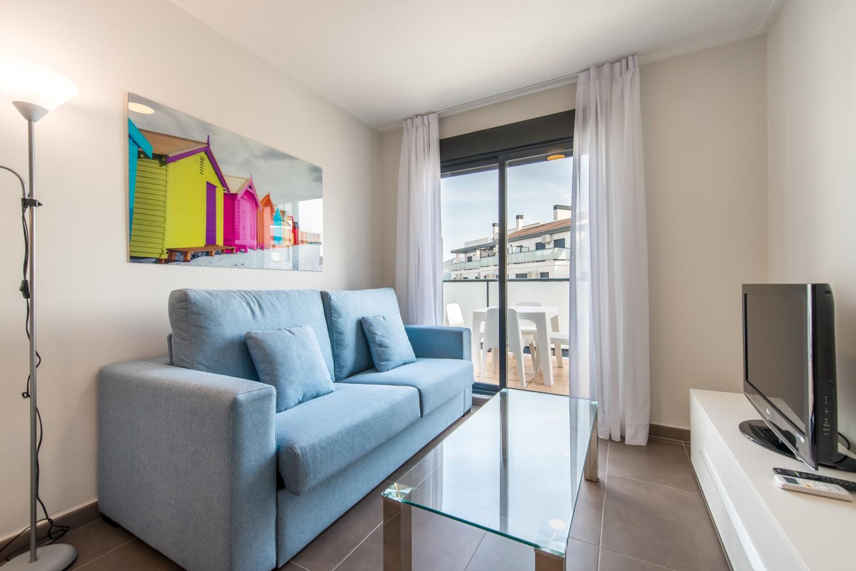 Apartamento de una habitación con terraza