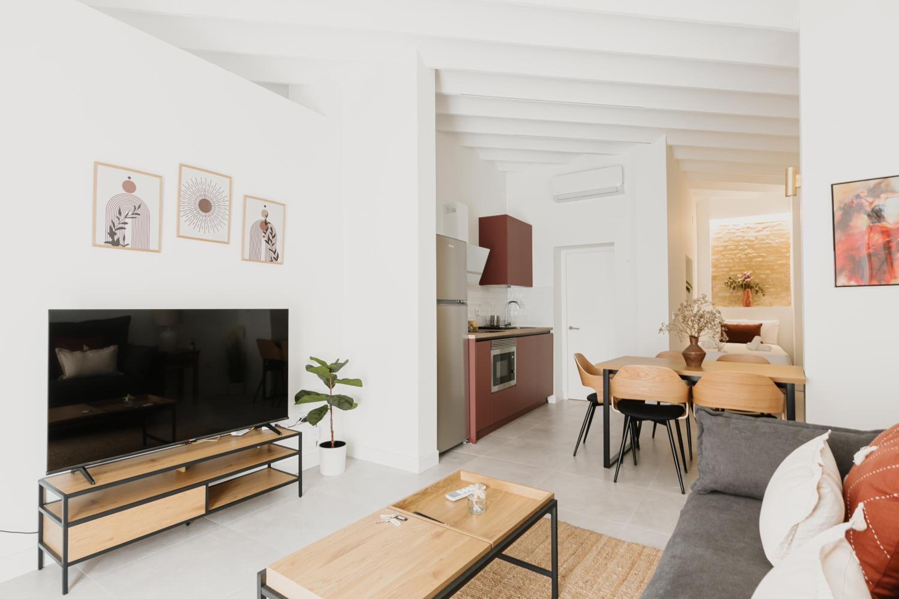 Apartamento de dos habitaciones