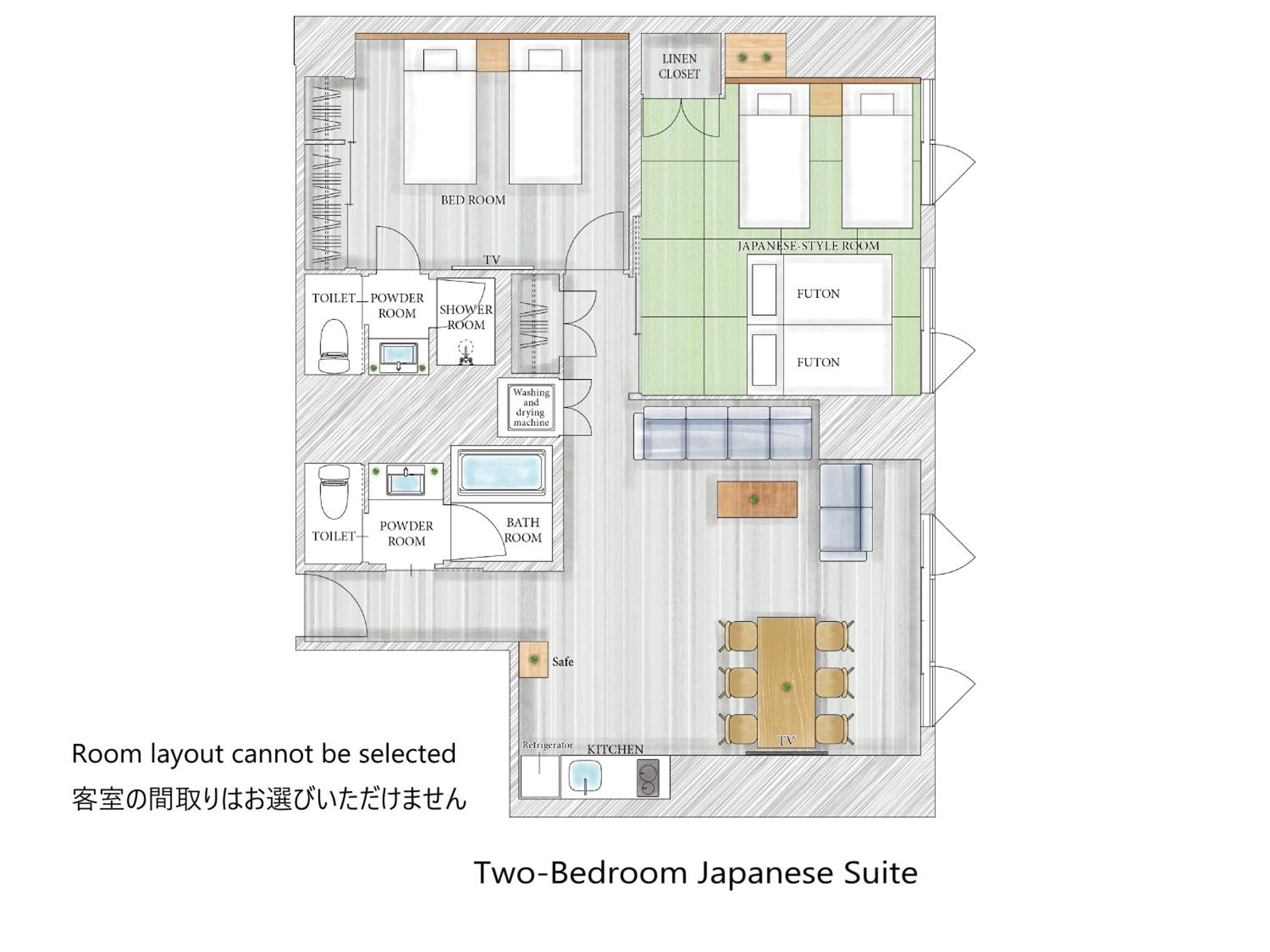 Two-Bedroom Japanese Suite