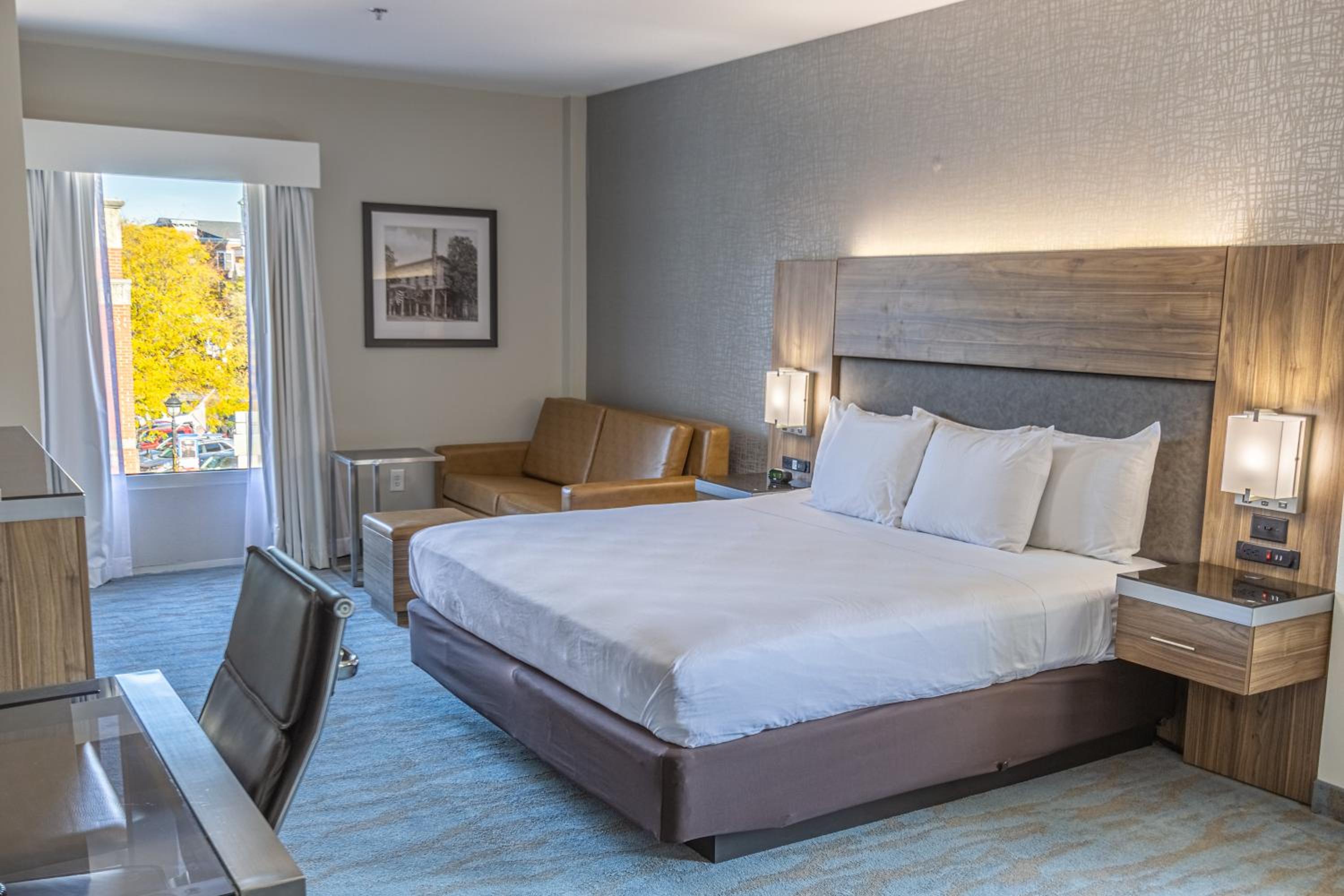ADA Accessible, 1 King Bed, Transfer Shower, City View - Photo 3