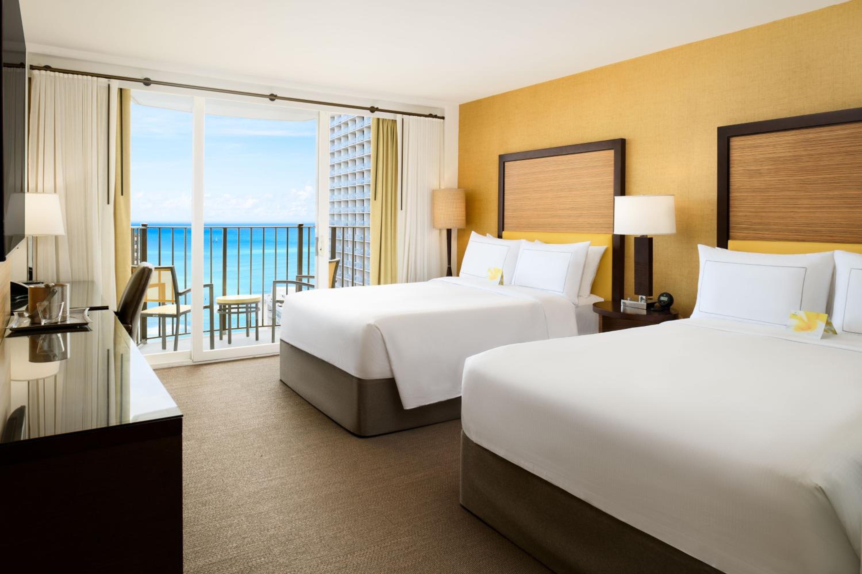 Deluxe Queen Room with Two Queen Beds and Ocean View