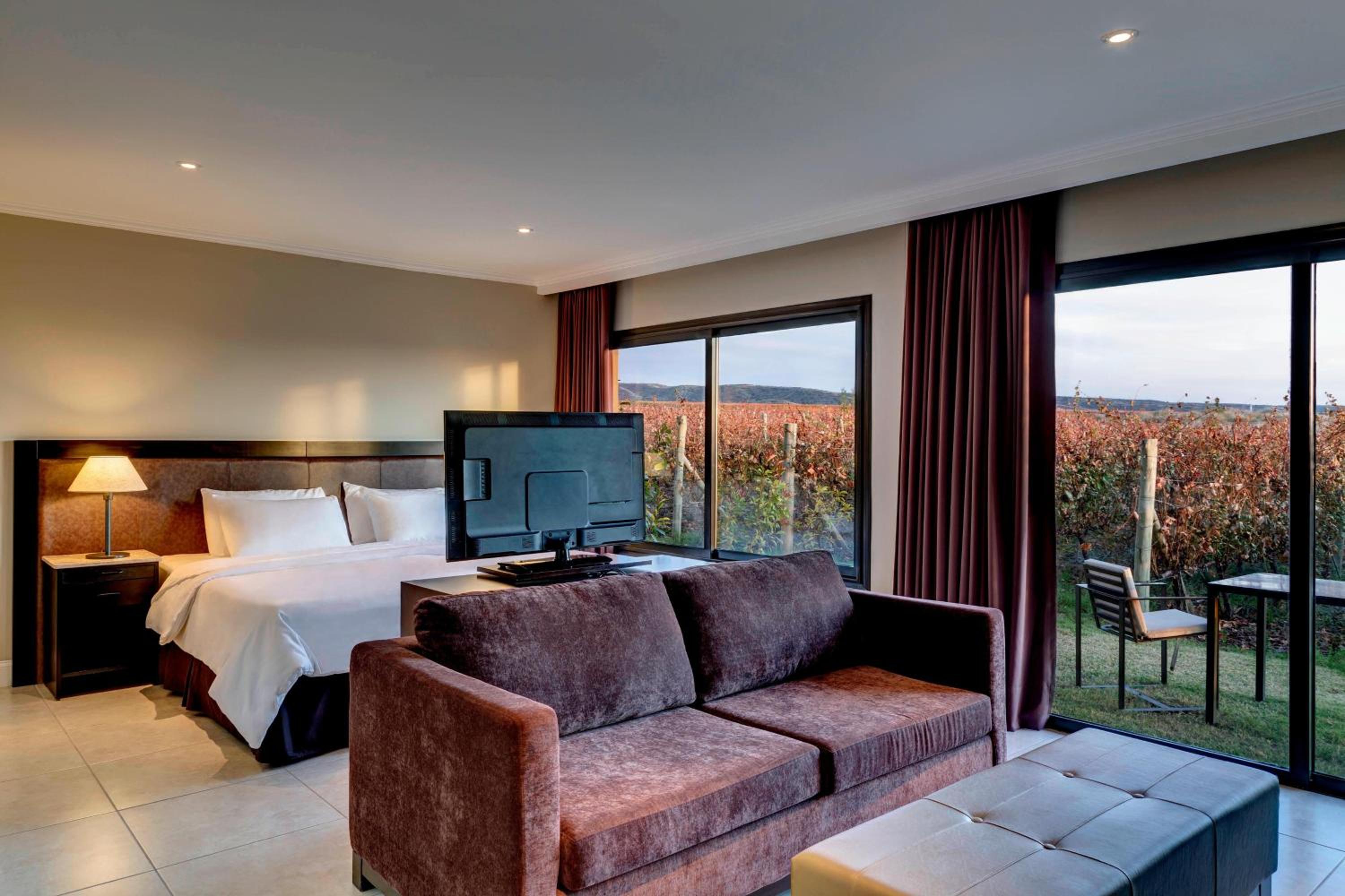 Grand King Guest Room with One King Bed and Sofa bed