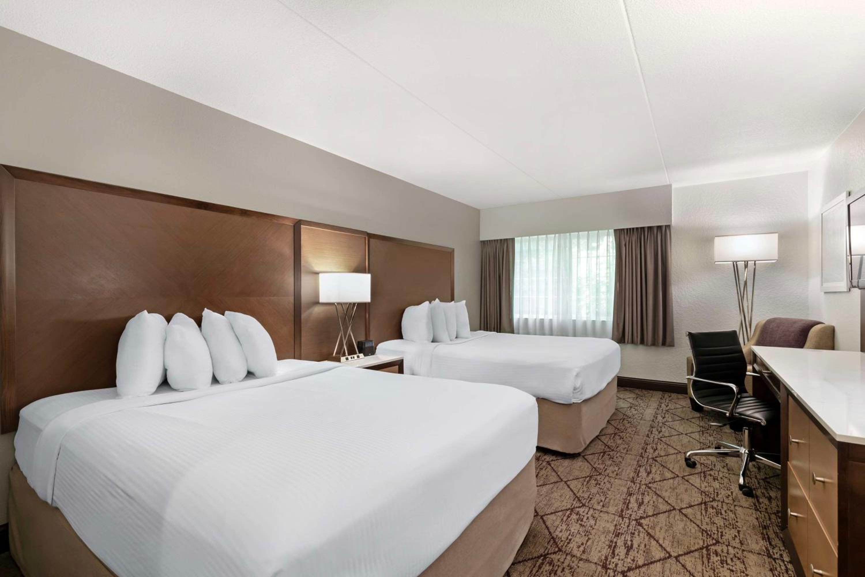 Queen Room with Two Queen Beds and Walk-In Shower, View - Disability Access/Non-Smoking