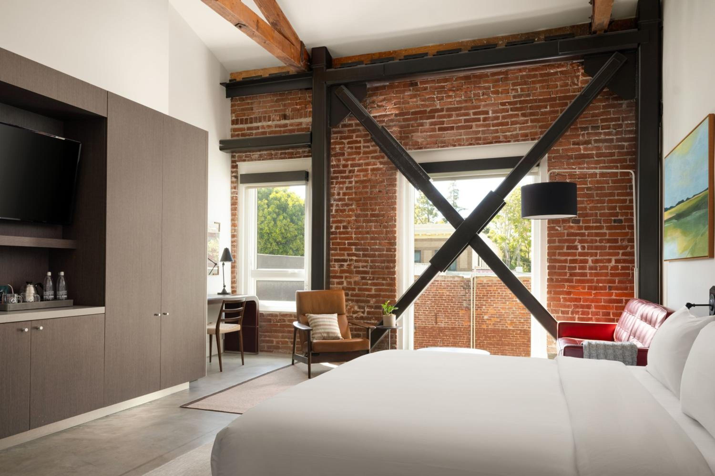 King Loft with Sofa Bed and City View