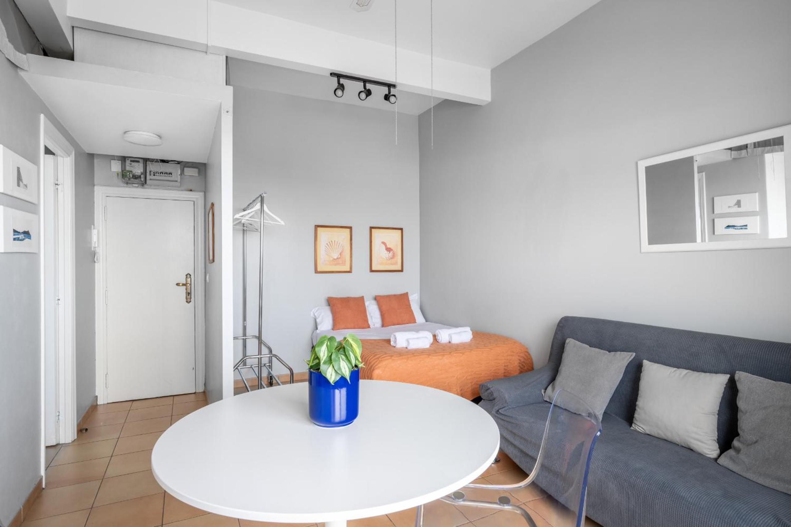 Apartamento de una habitación con vistas al mar y terraza