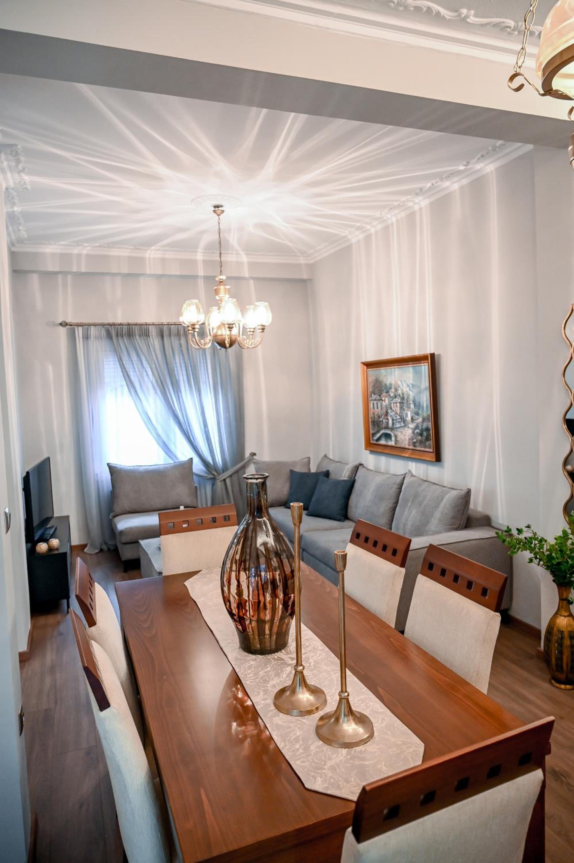 Three-Bedroom Apartment with Balcony