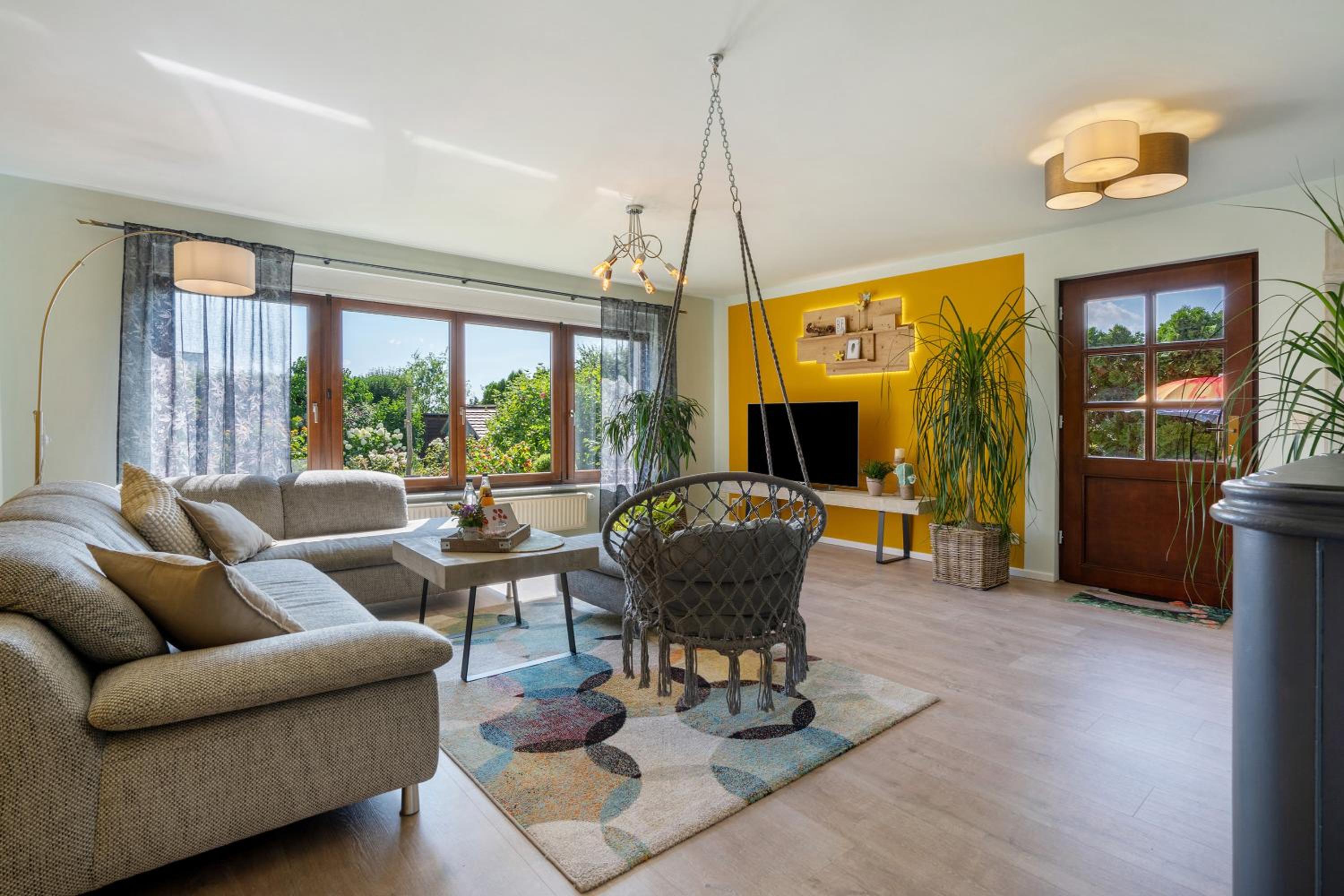 Two-Bedroom Deluxe Apartment with Garden View