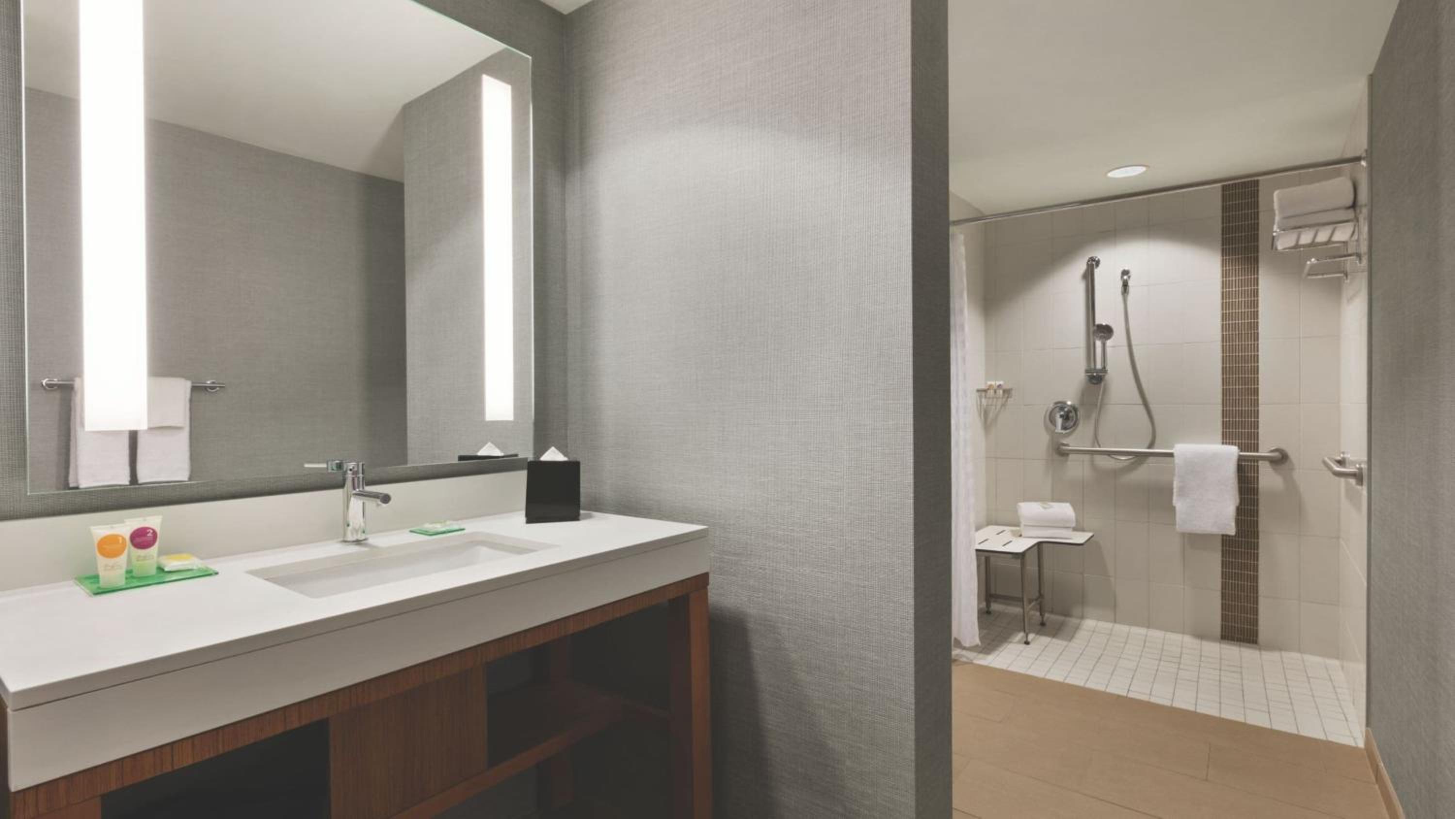 King Room with Sofa Bed and Roll-In Shower - Disability Access
