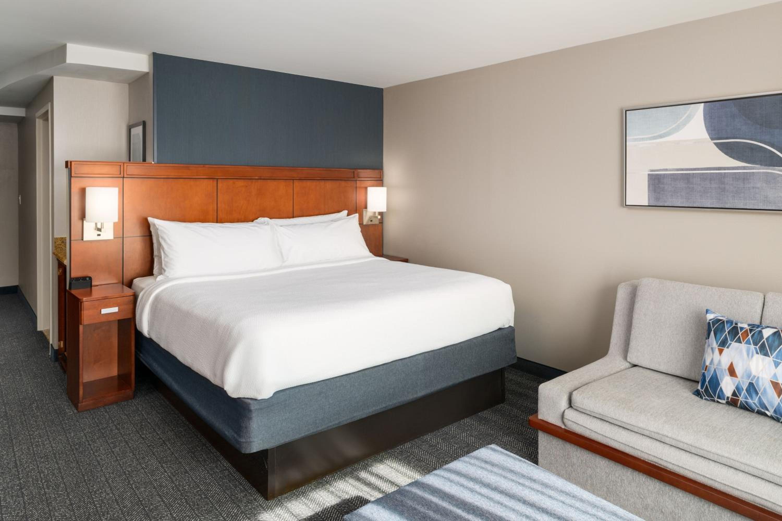 Newly Renovated King Room with Sofa Bed - Mobility/Hearing Accessible with Roll-In Shower - Photo 2