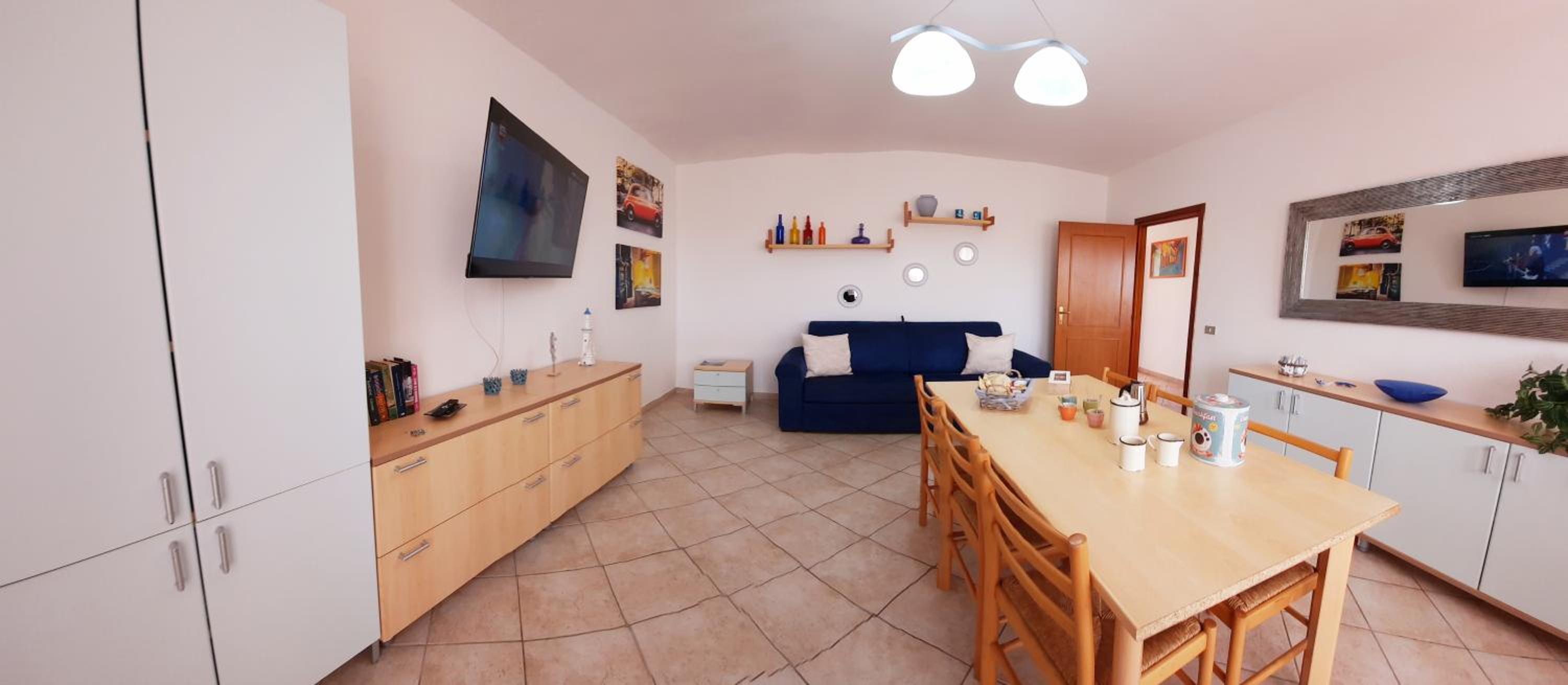 Three-Bedroom Apartment with Balcony