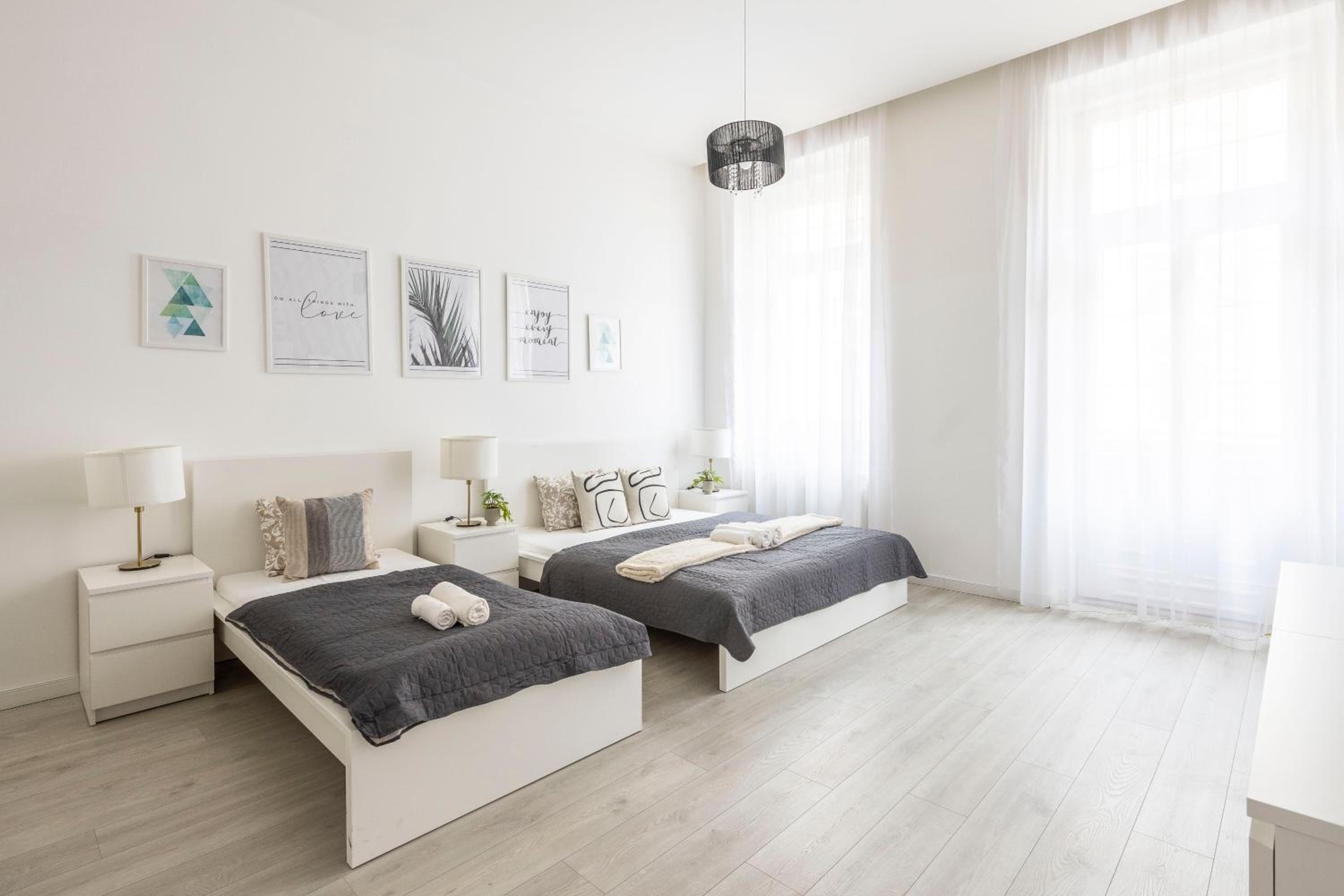 Three-Bedroom Premium Apartment with Balcony