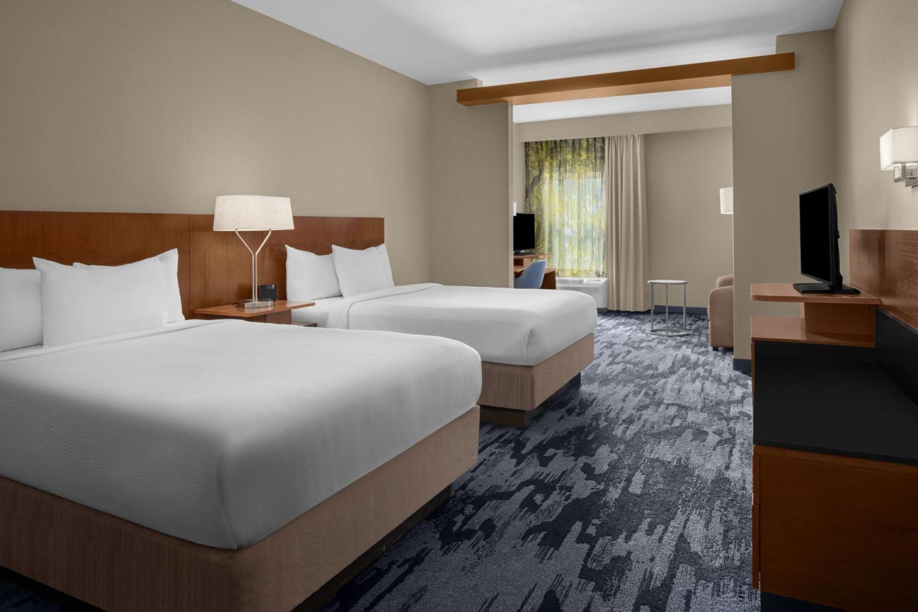 Queen Suite with Two Queen Beds and Sofa Bed - Mobility and Hearing Accessible photo 3