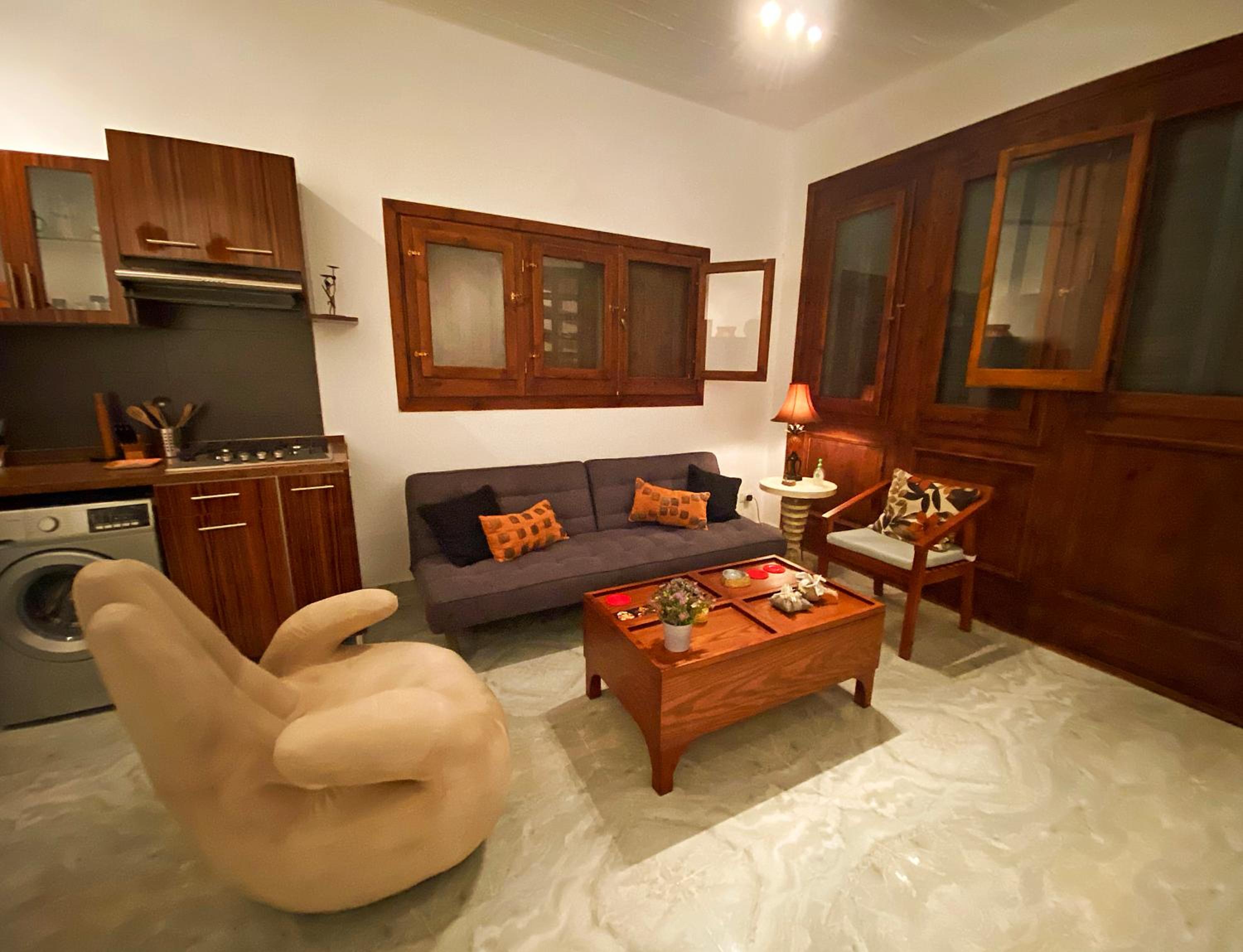One-Bedroom Apartment with Garden View