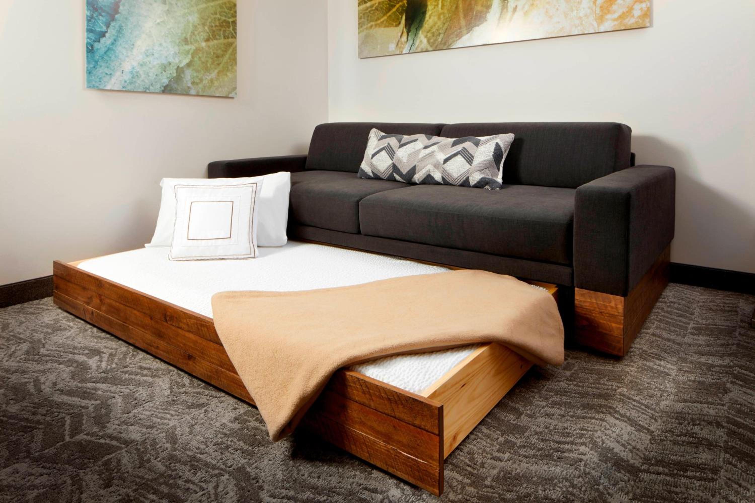 Queen Suite with Two Queen Beds, Roll-In Shower and Trundle Sofa - Mobility Access - Photo 2