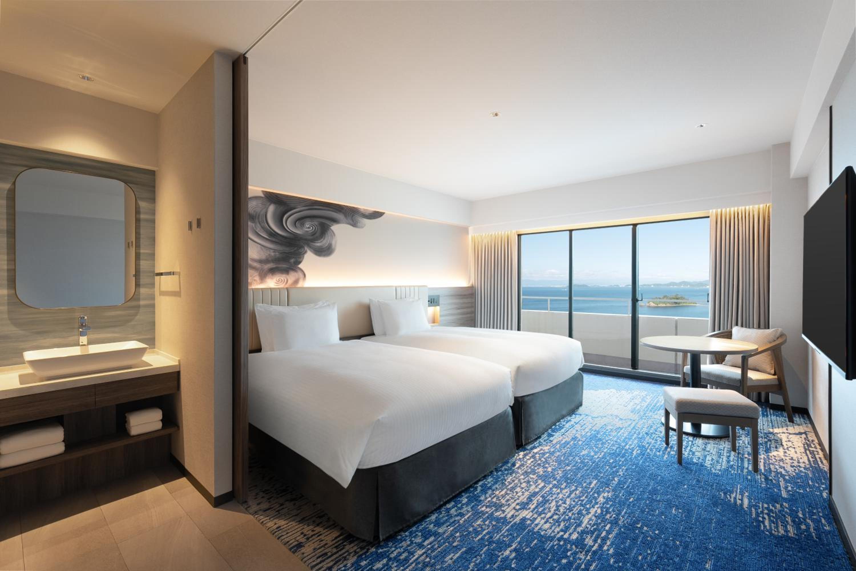 Superior Room with Two Single Beds and Two Extra Beds - Ocean/Sea View