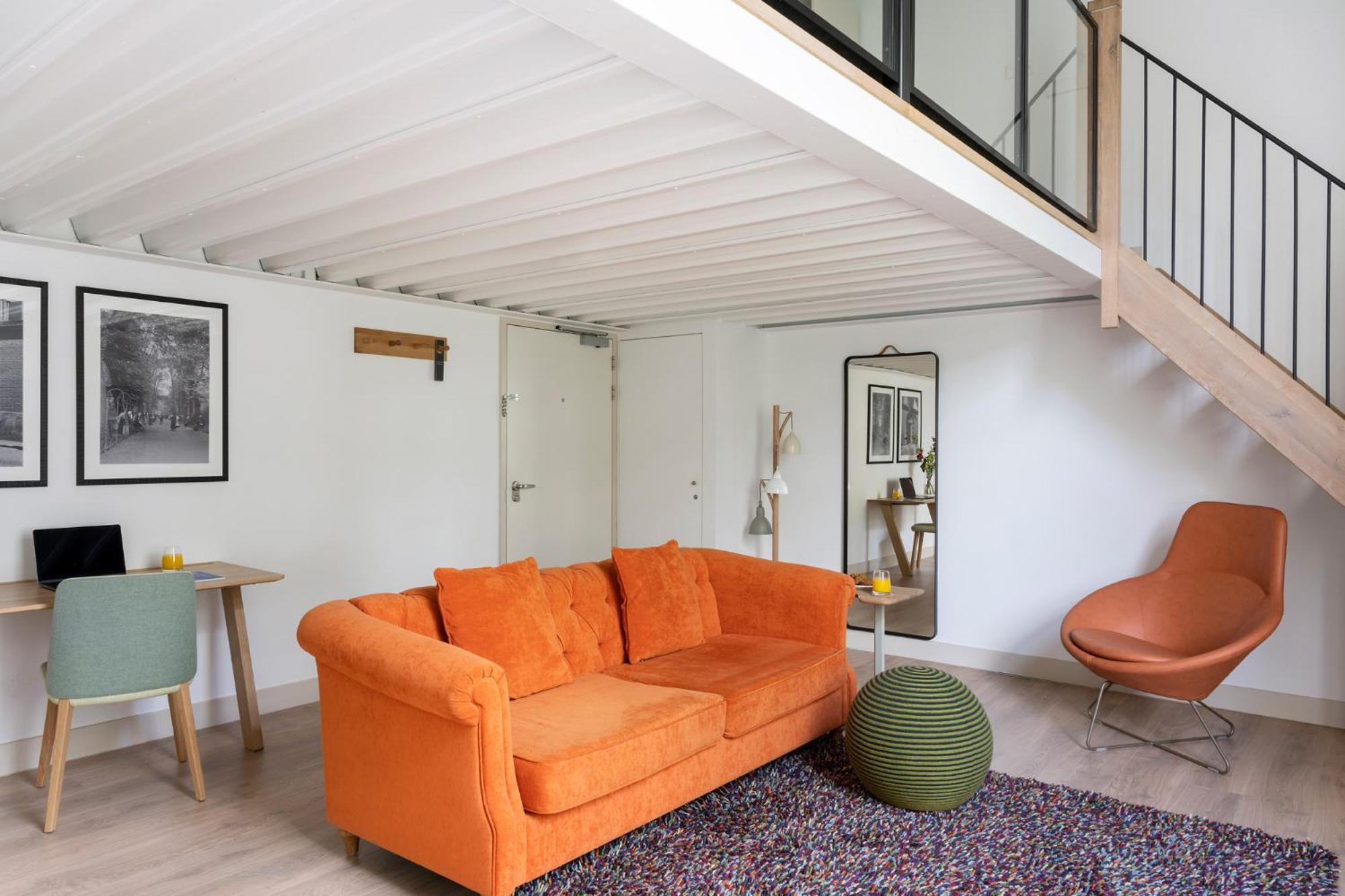 One-Bedroom Mezzanine Double or Twin Apartment