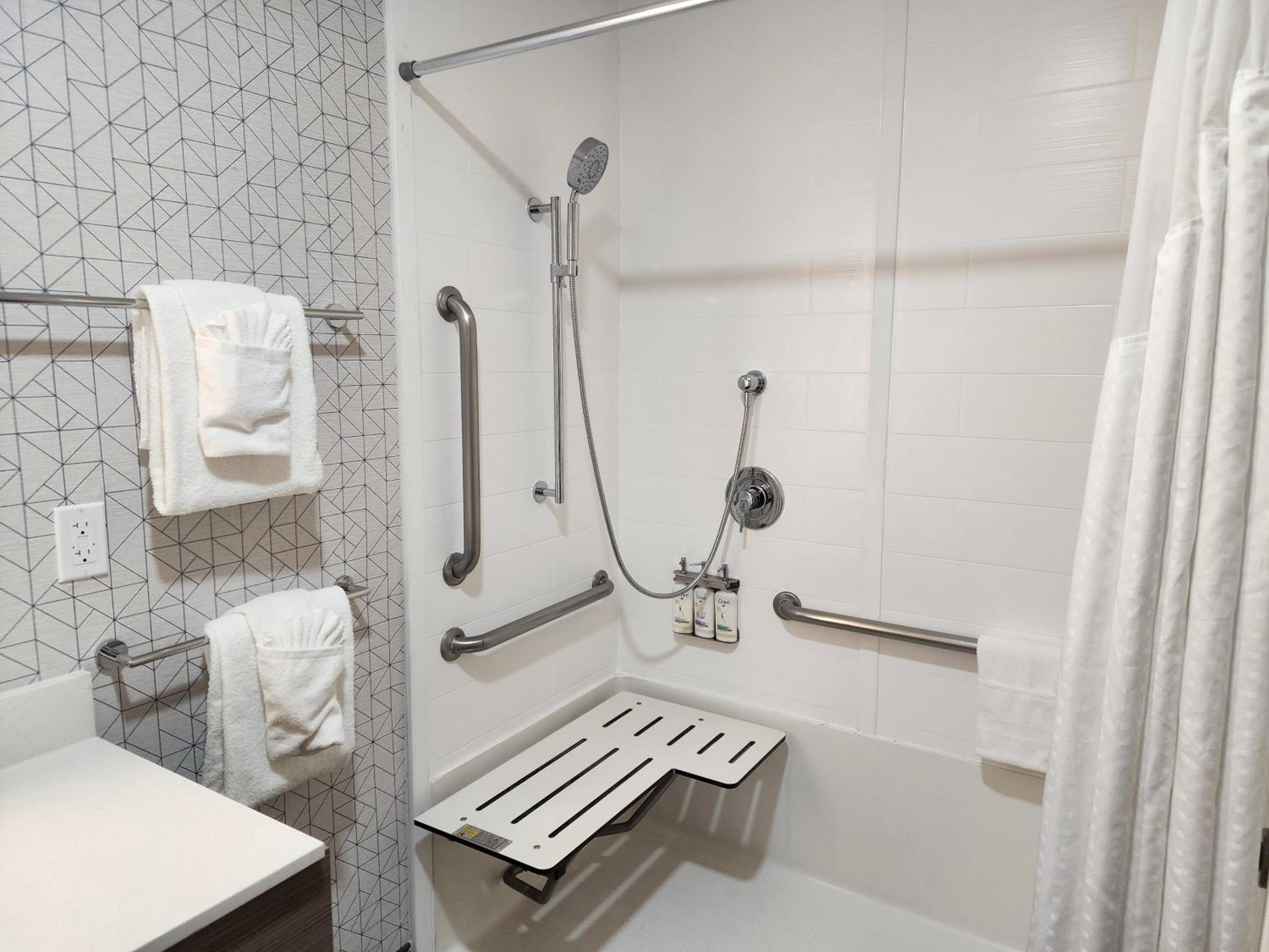 Standard King Room with Mobility Accessible Roll-In Shower