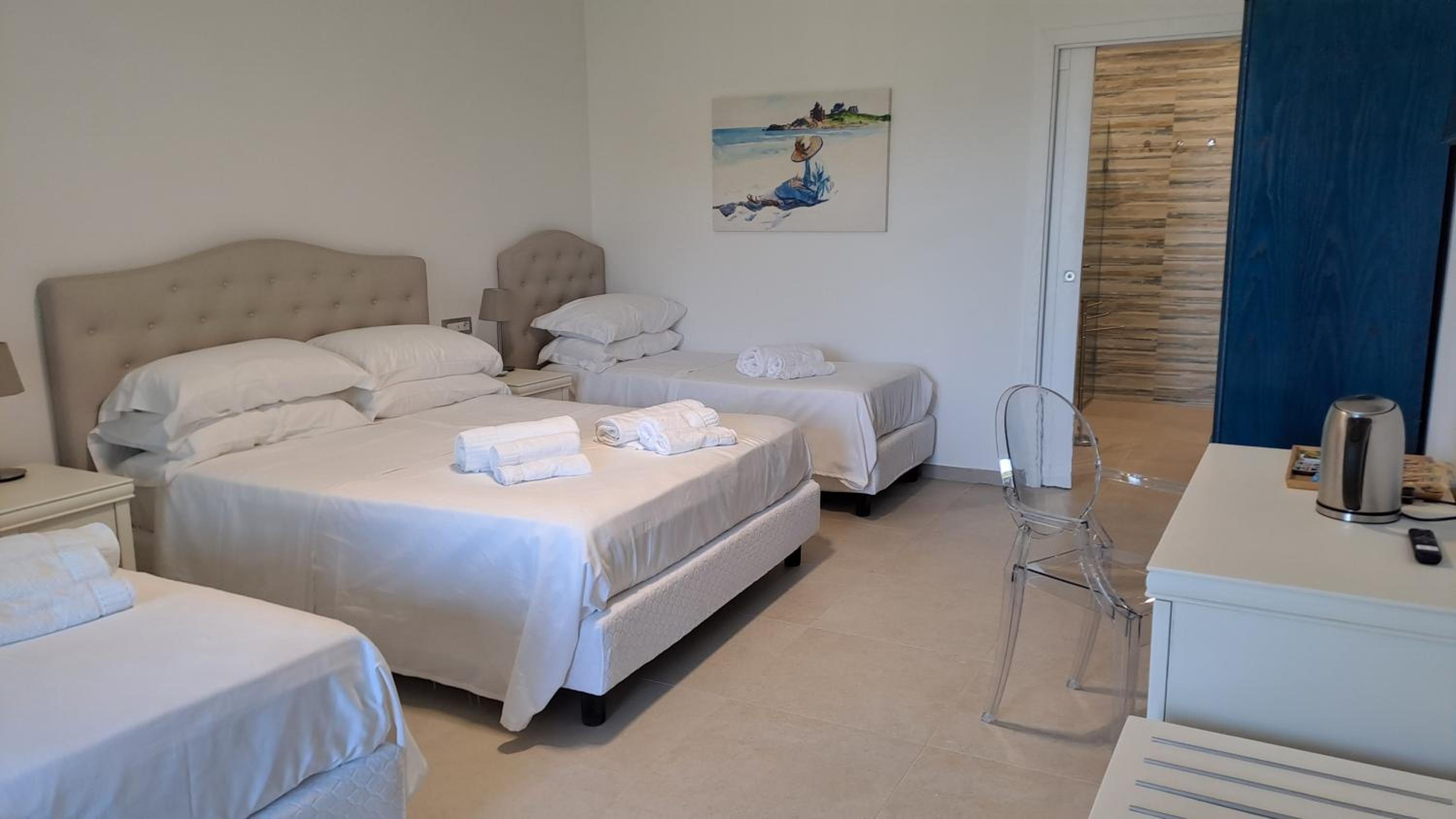 Quadruple Room with Sea View