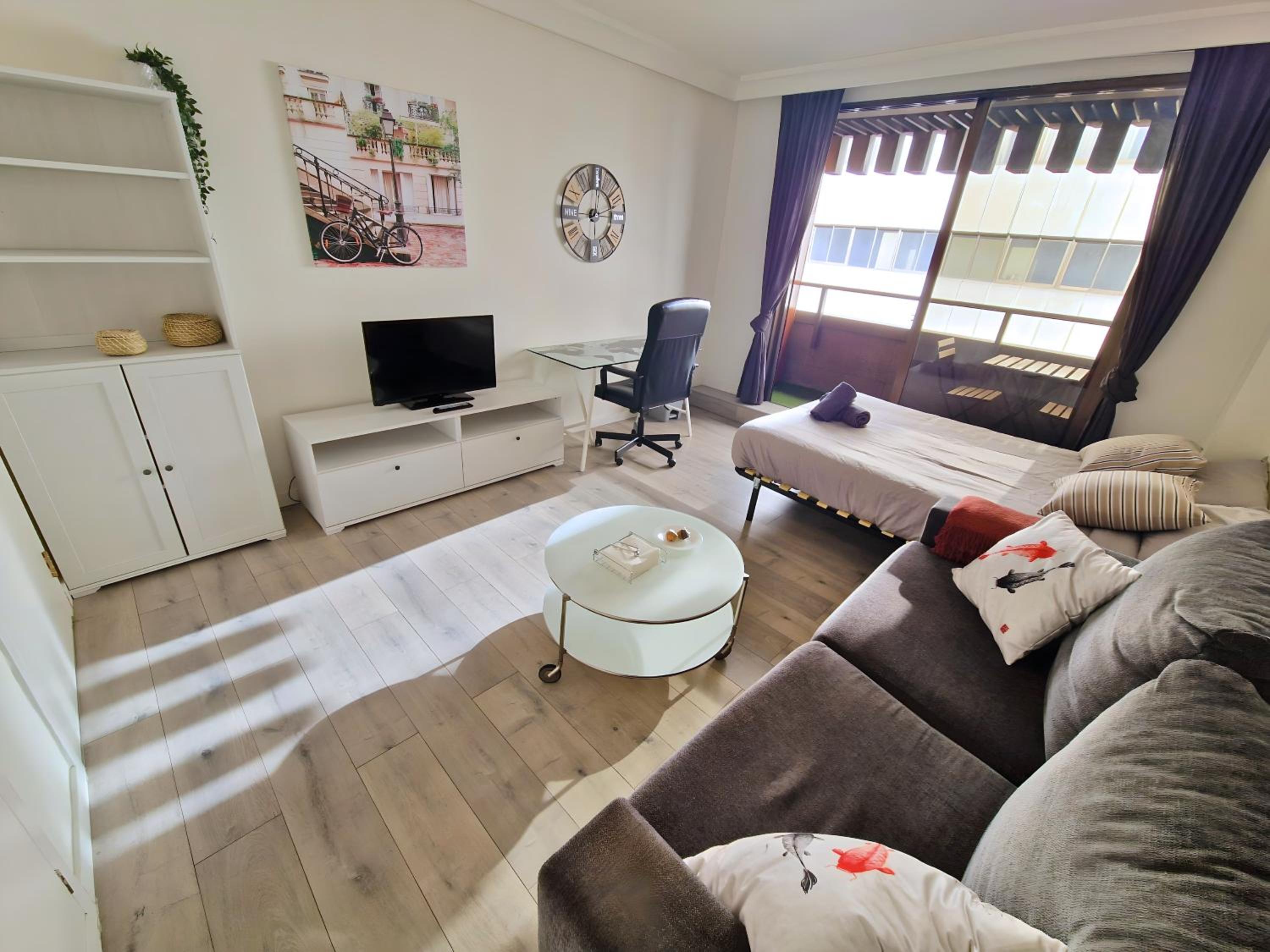 Apartamento Estudio con una Cama Matrimonial