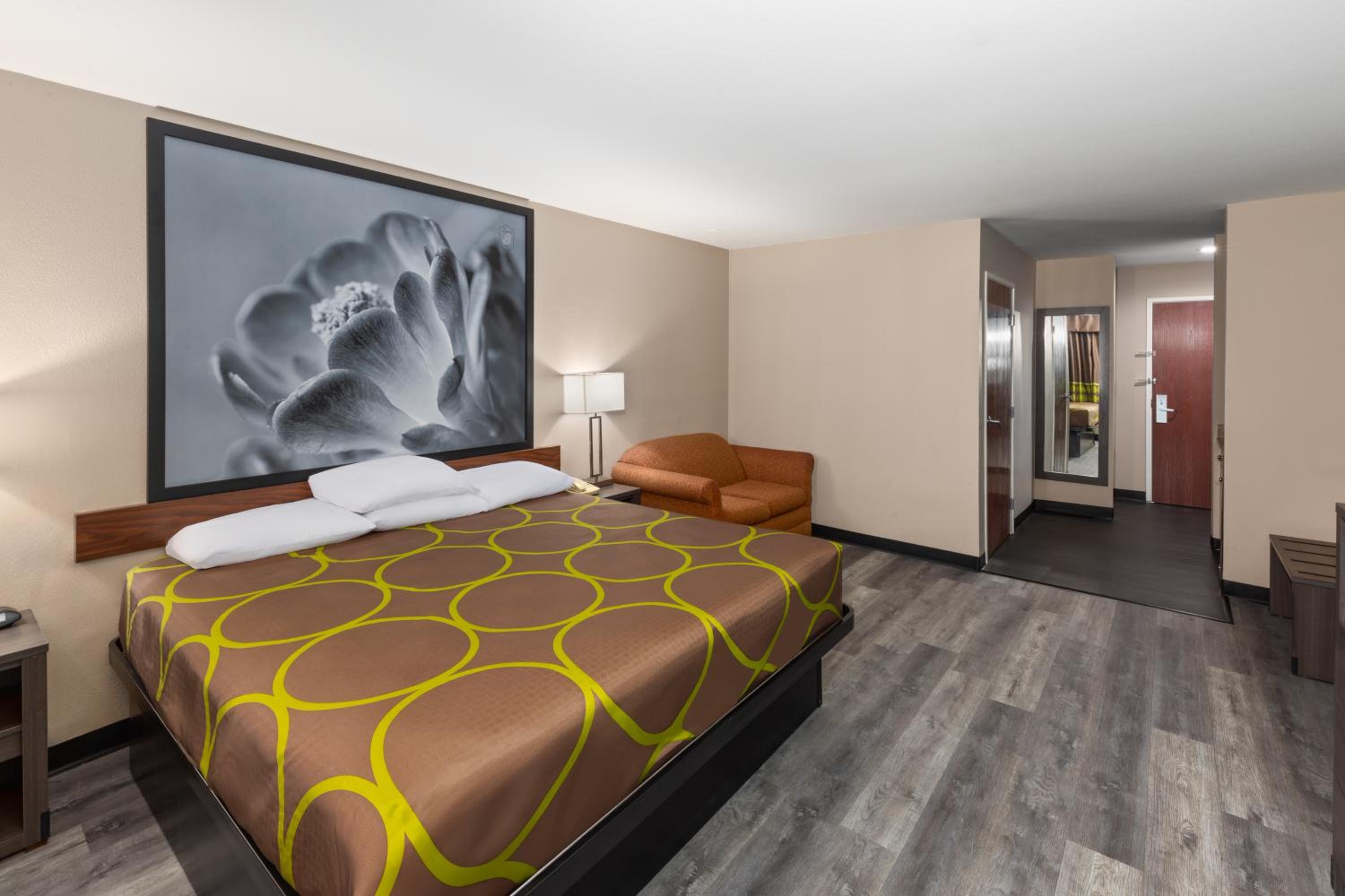 Deluxe King Room with Roll-In Shower - Mobility/Hearing Accessible - Non-Smoking - Photo 5
