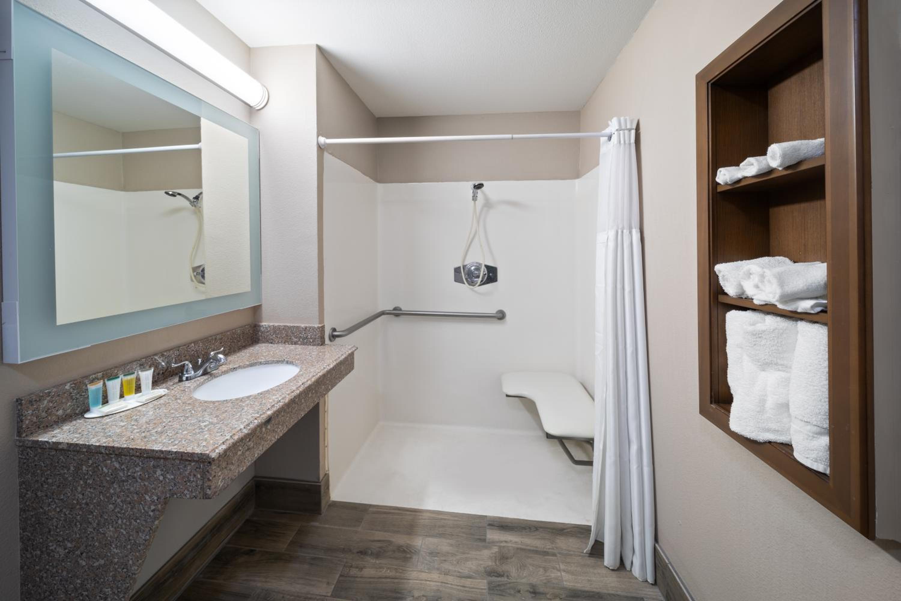 Deluxe King Room with Roll-In Shower - Mobility/Hearing Accessible - Non-Smoking - Photo 4