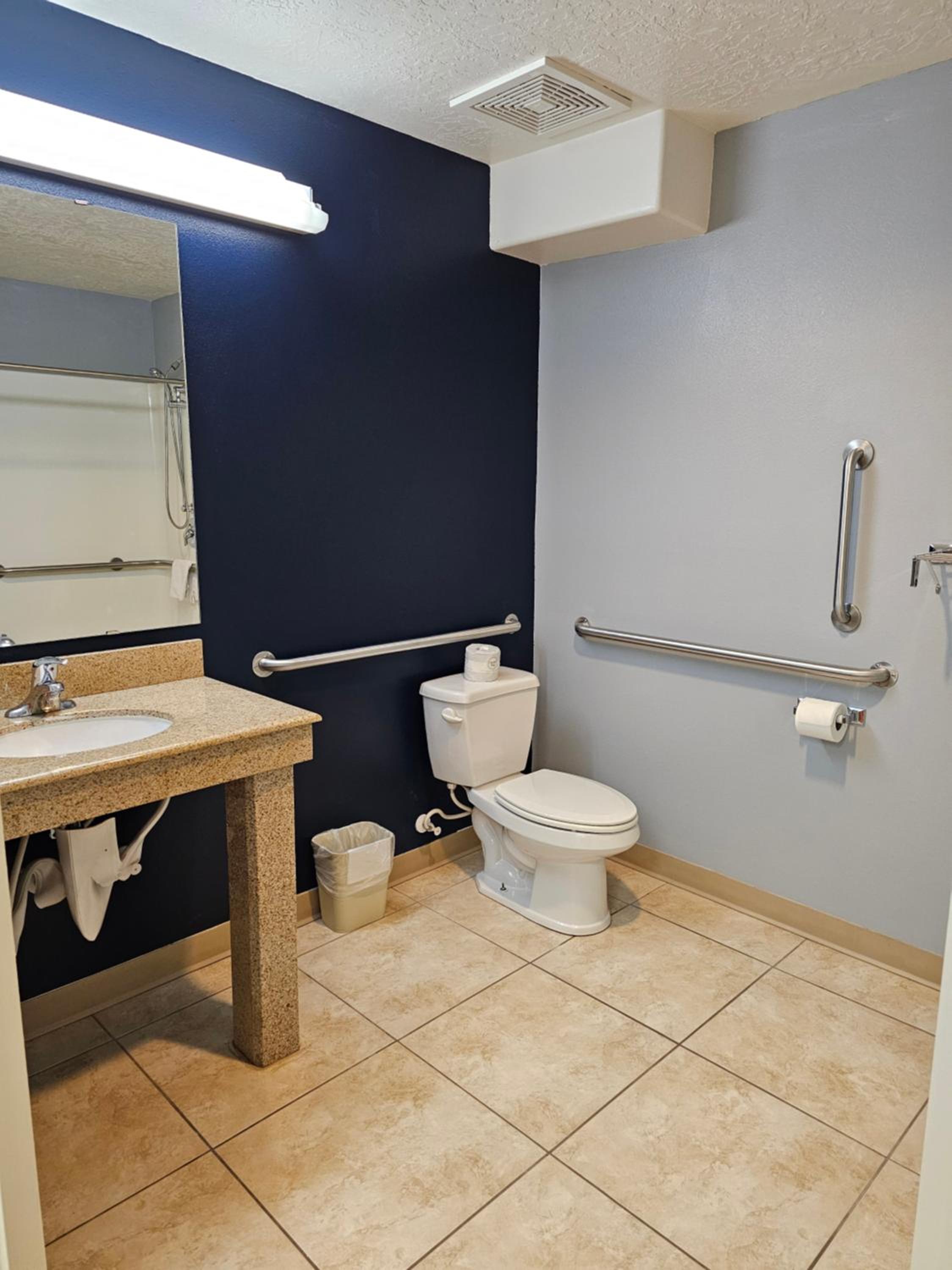 Queen Suite with Mobility Accessible Roll-In Shower - Non-Smoking - Photo 3