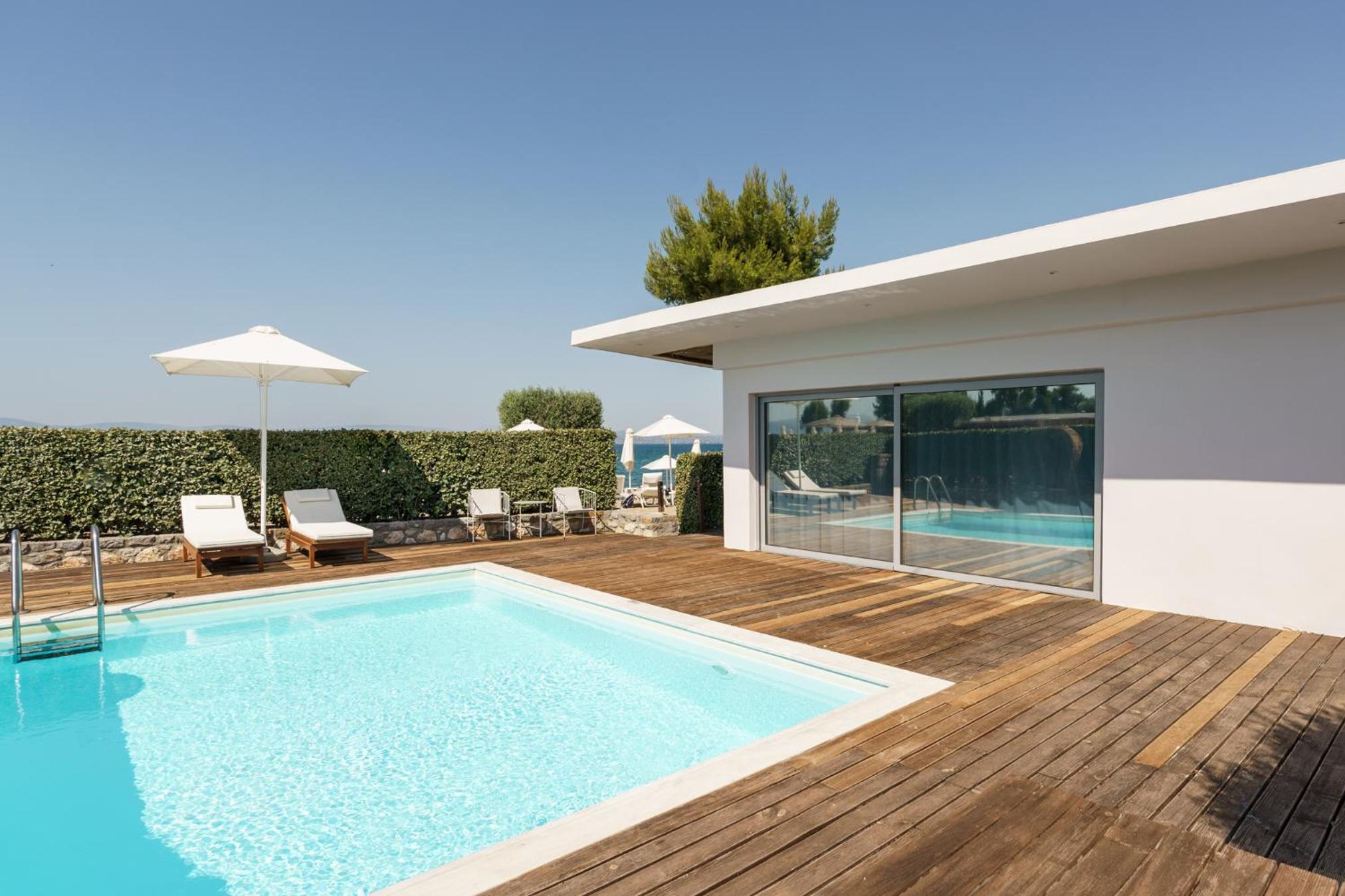 Beachfront One Bedroom Villa Emmelia with Private Pool thumbnail 5