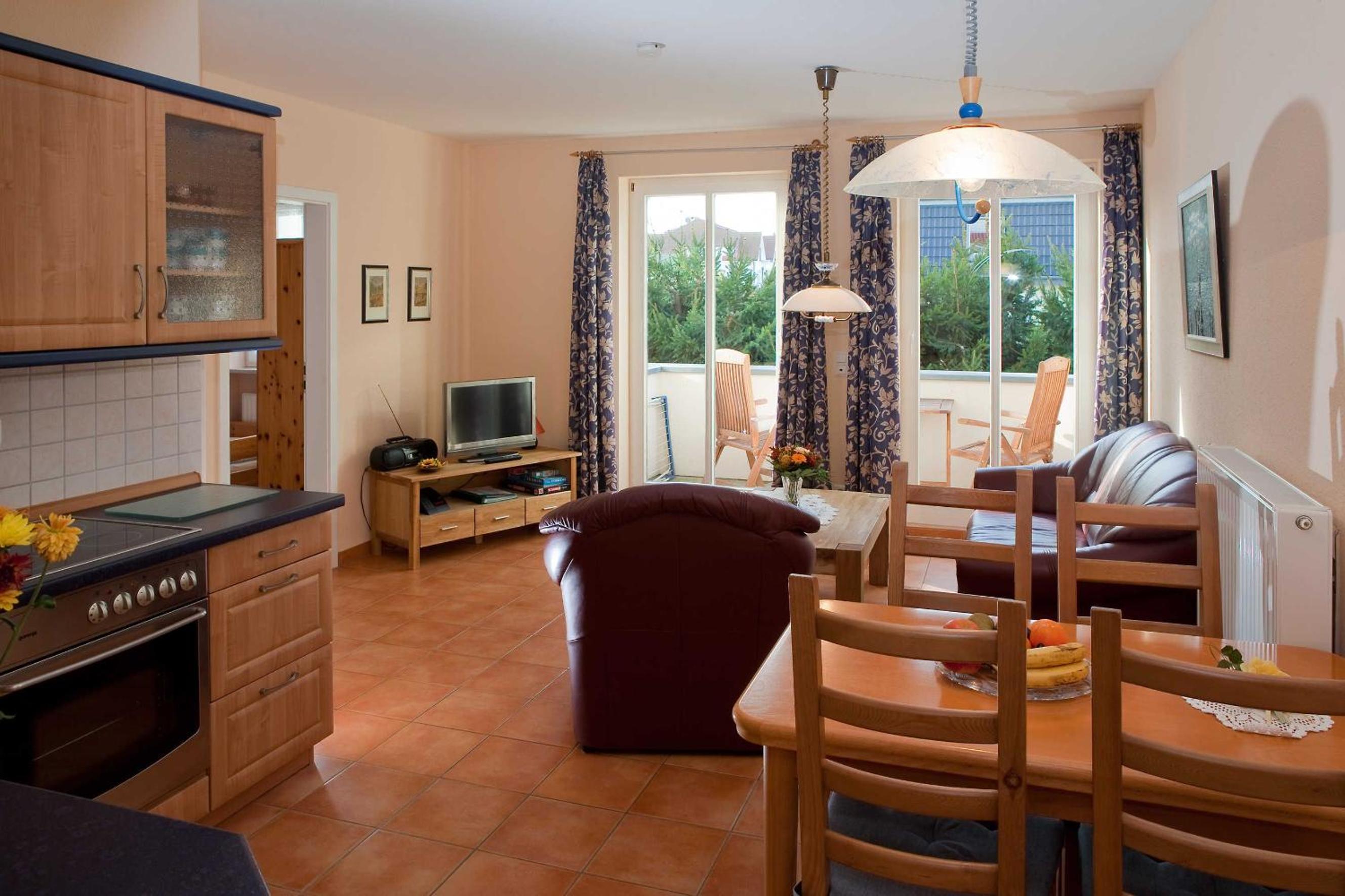 Two-Bedroom Apartment with Balcony