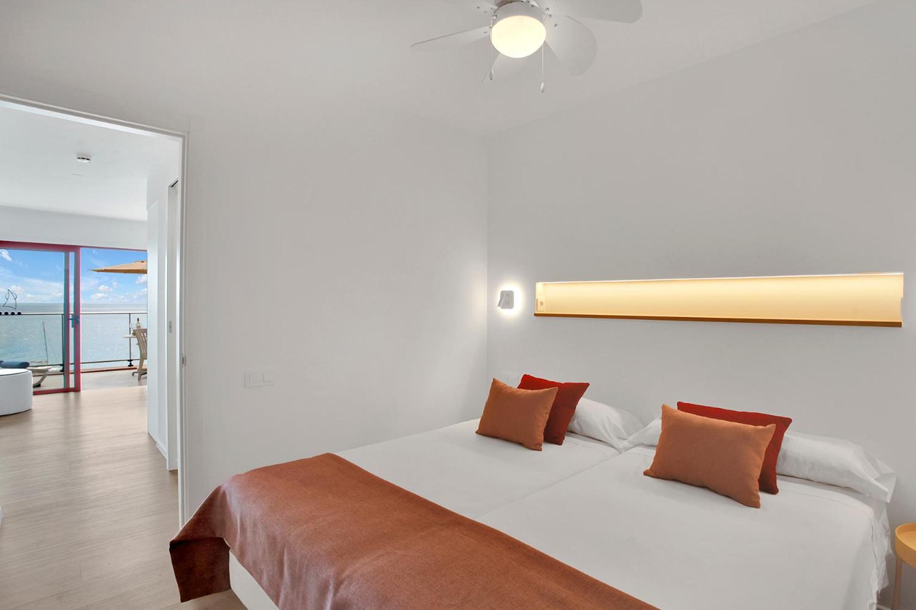 Apartamento de una habitación con vistas al mar frontal