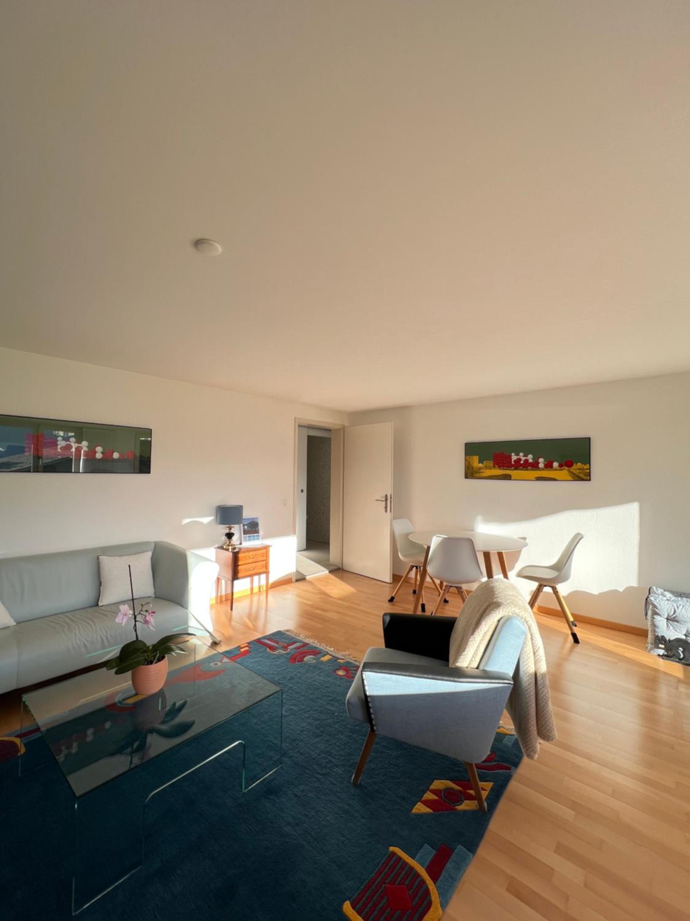 One-Bedroom Apartment with Balcony and Mountain View   photo 2