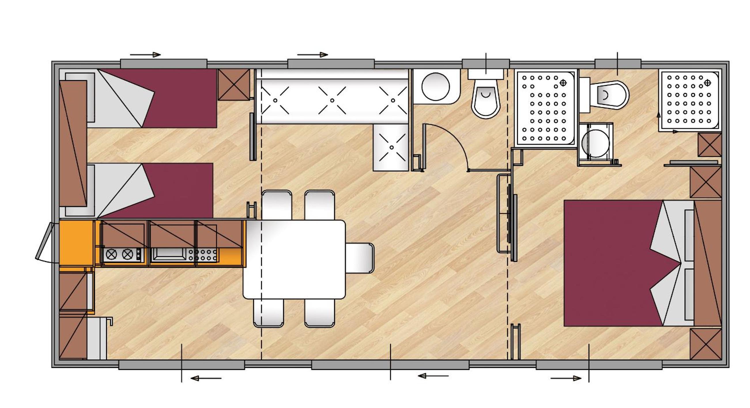 Two-Bedroom Mobile Home - Photo 13