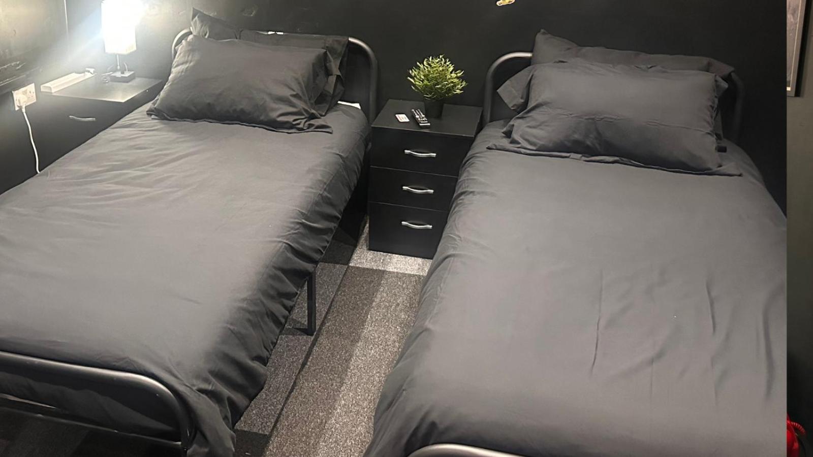 Twin Room With Shared Bathroom